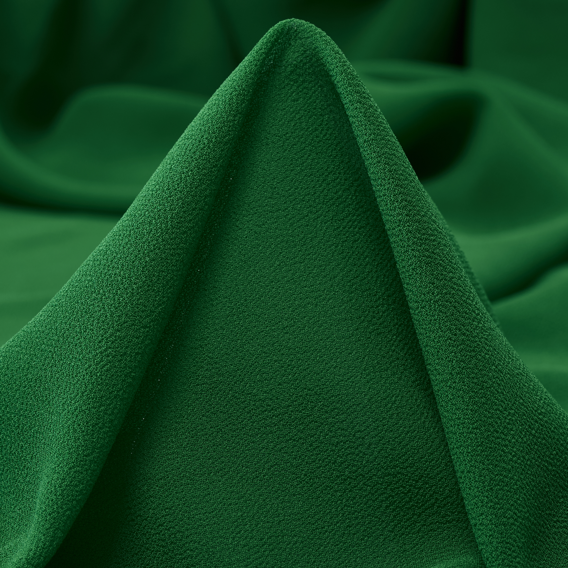 Chiffon, Crêpe, Trasparente, Green Bee (F000032963)
