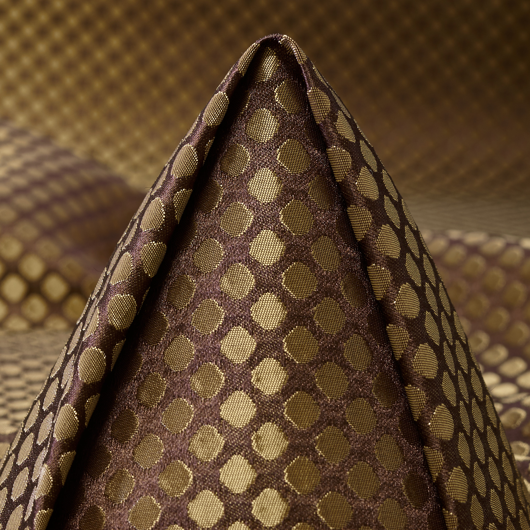Jacquard, Misto Viscosa, Puntinato, Cinnamon (F000053893)