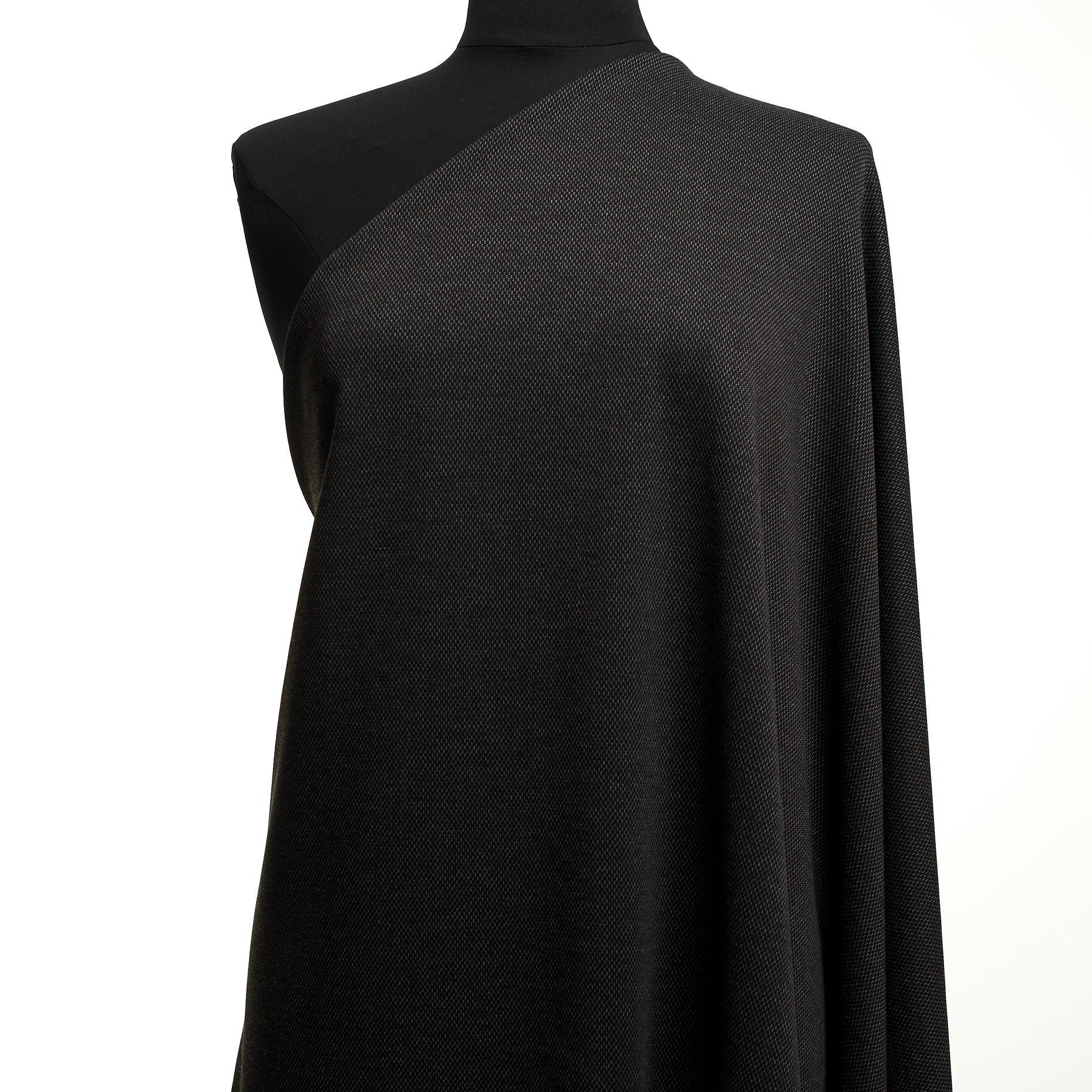 Jersey, Viscose , Micro Design, Caviar&Vapor Blue