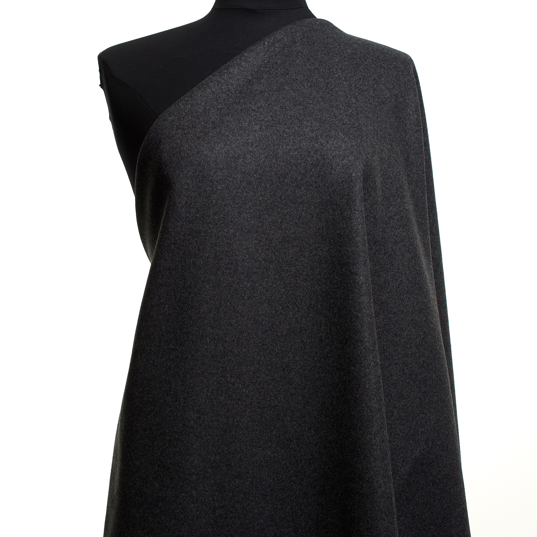Drap, Wool, Cashmere, Asphalt