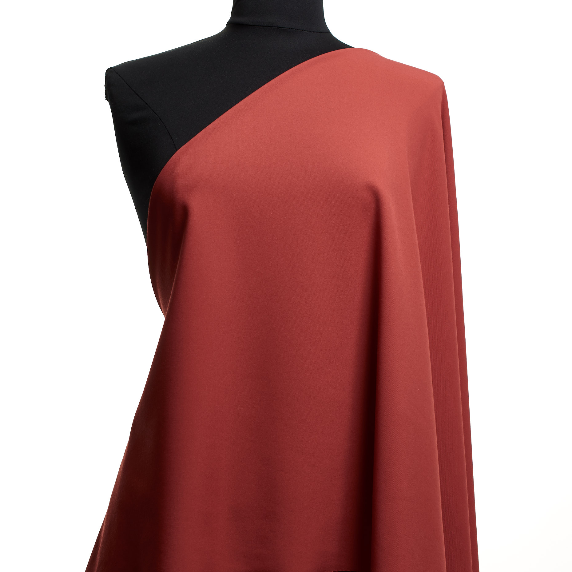 Twill, Modal, Elastik, Brick Red