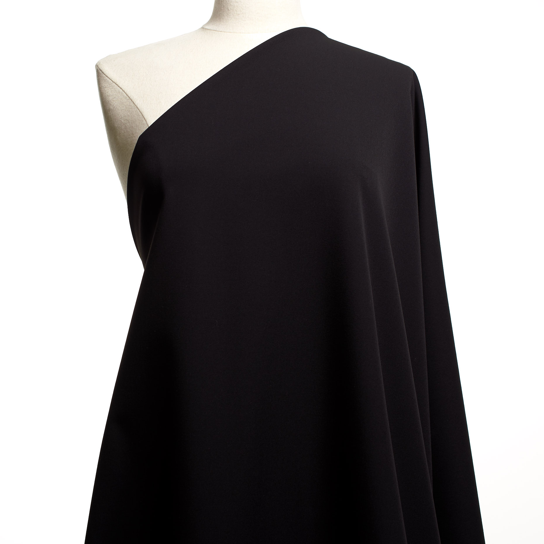 Viscose Blend, Elastic, Raven Black