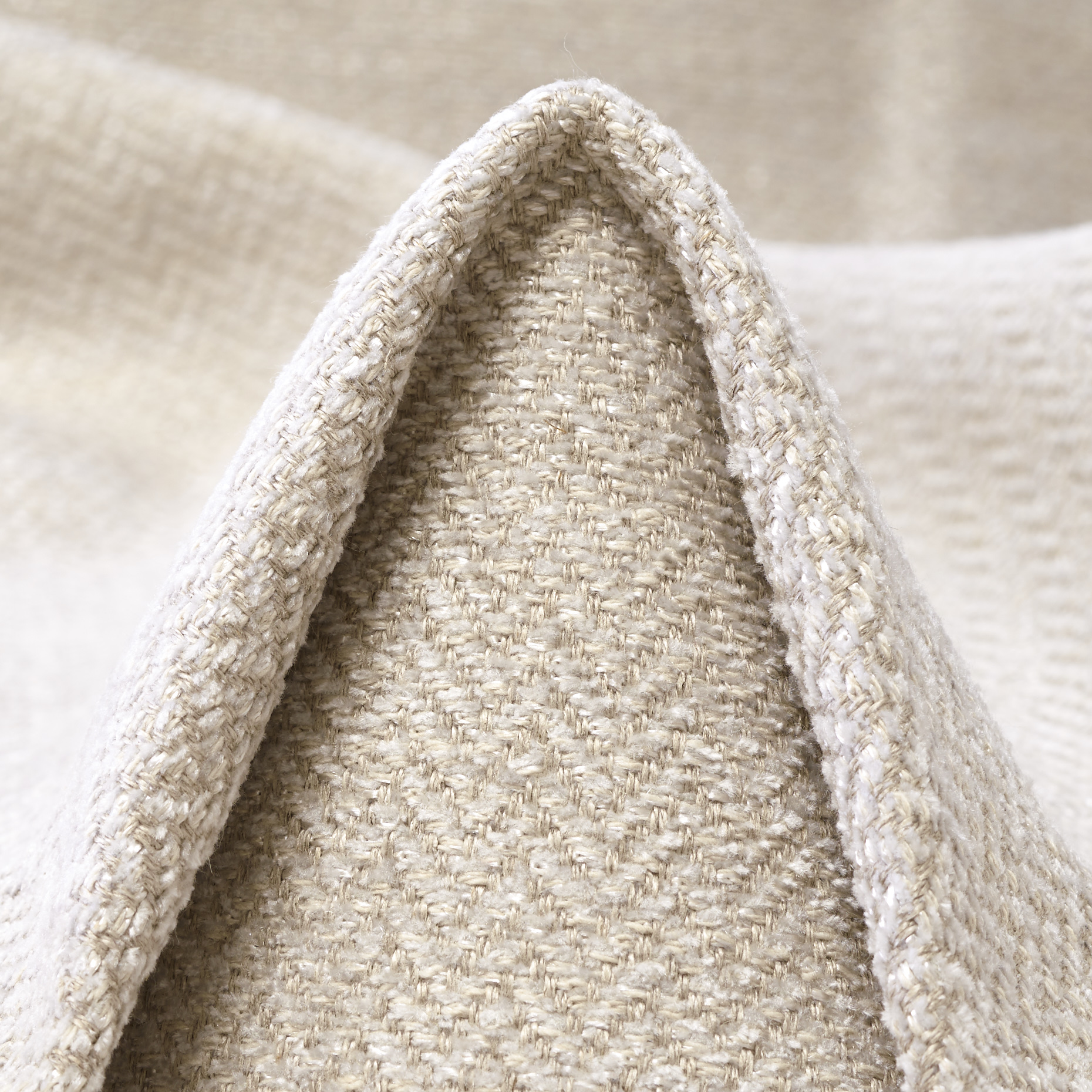 HERRINGBONE, COTTON BLEND, LINEN BLEND, FEATHER GRAY&BRILLIANT WHITE (F000053840)