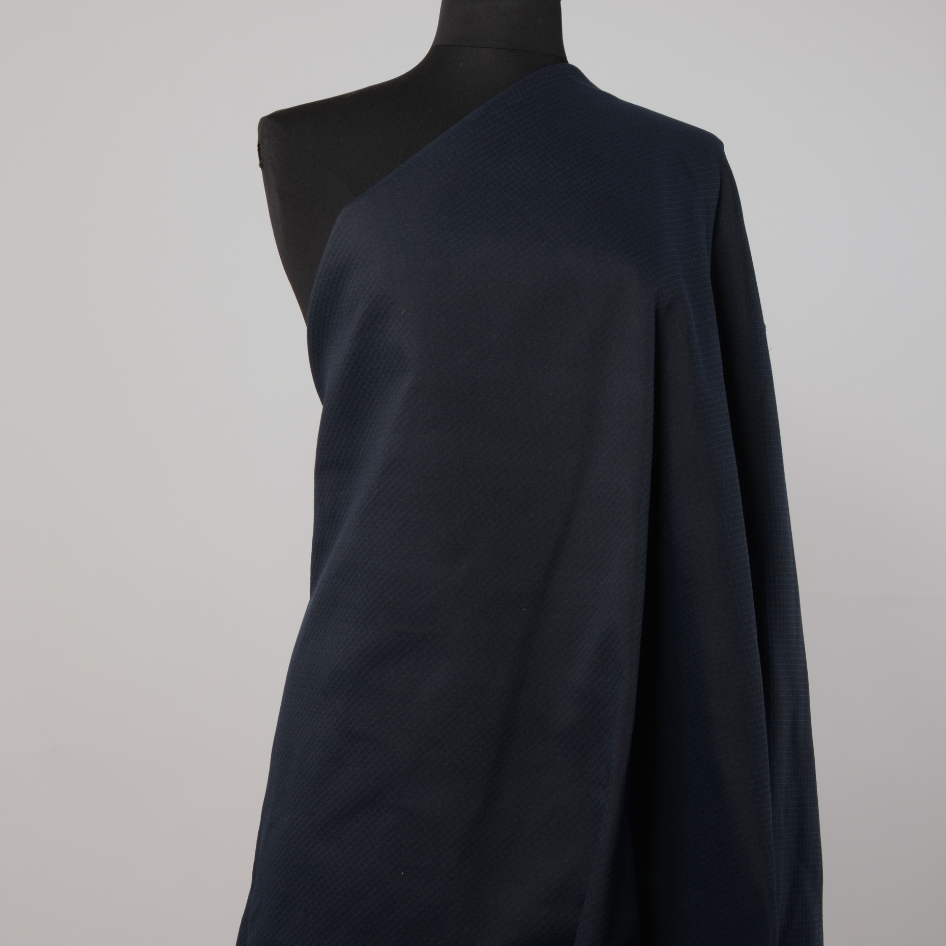 Jersey, Jacquard, Micro Design, Dark Blue