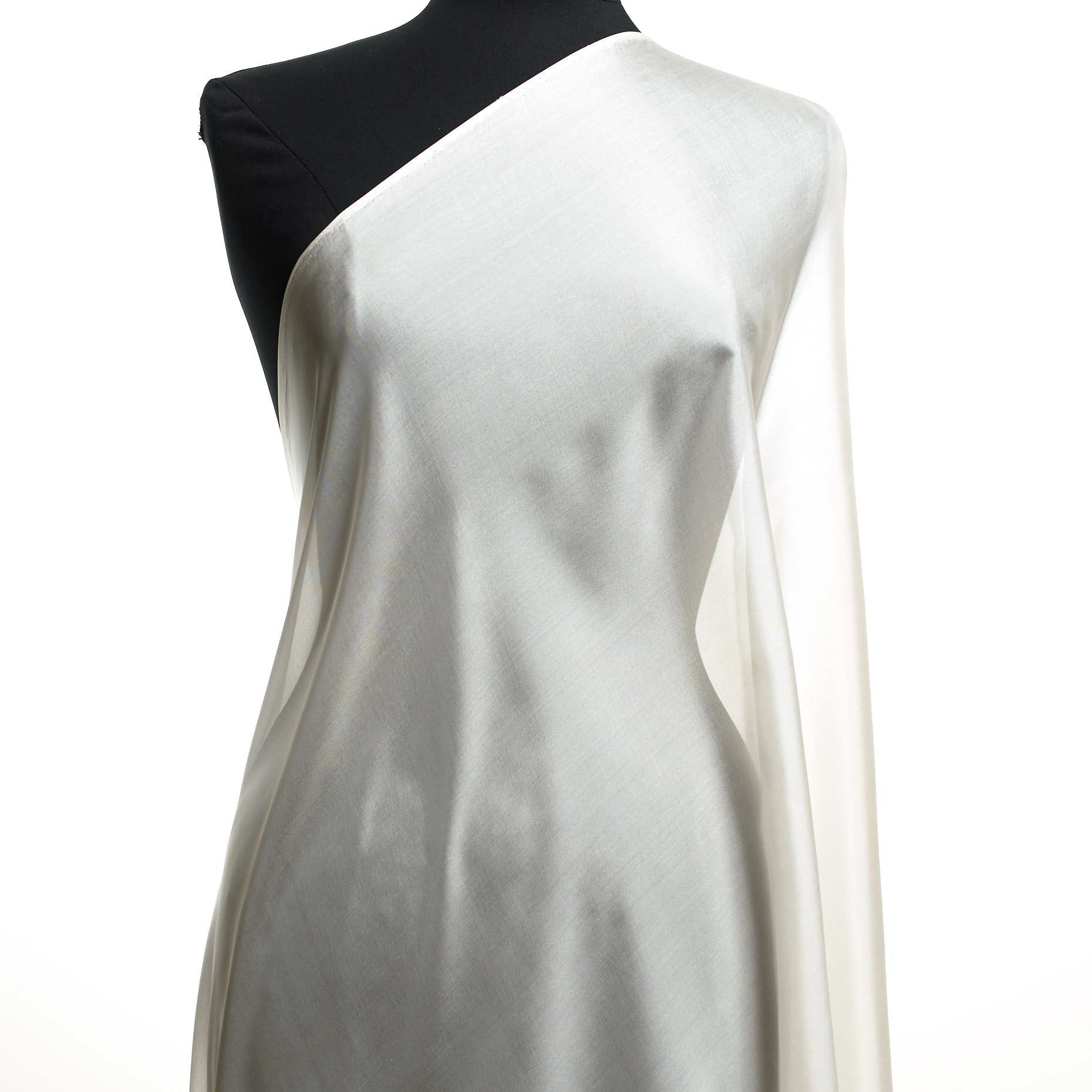 SILK, CHIFFON, SNOW WHITE