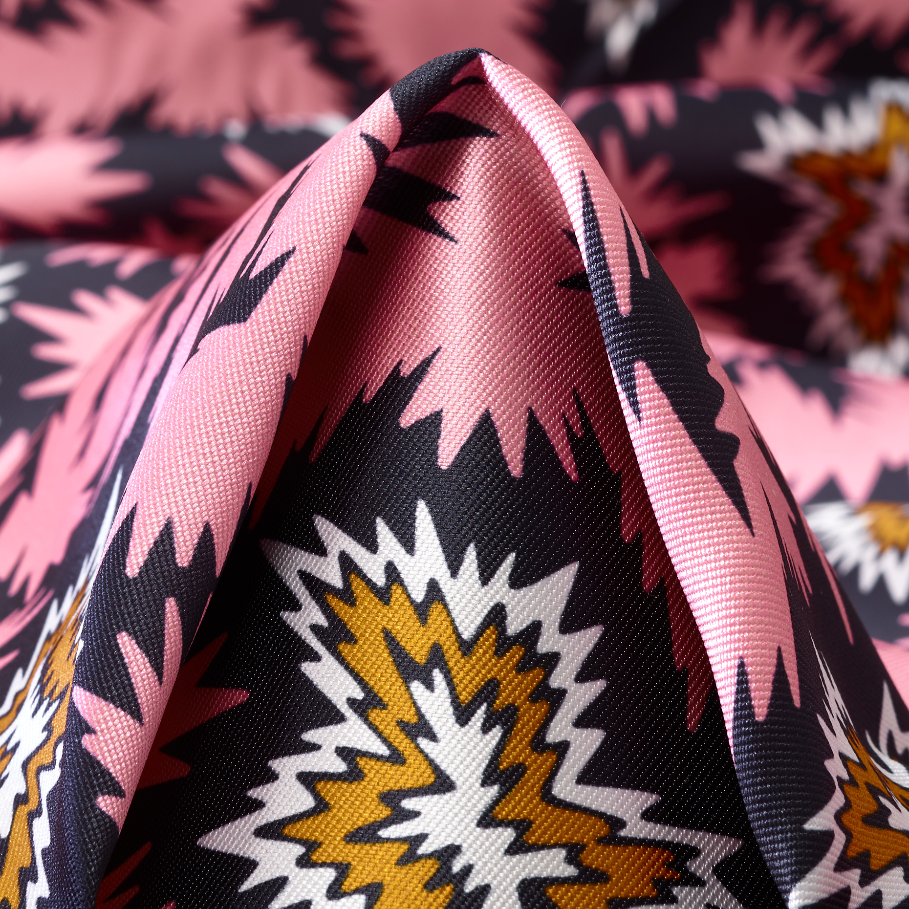 Twill, Stampato, Candy Pink&Brilliant White
