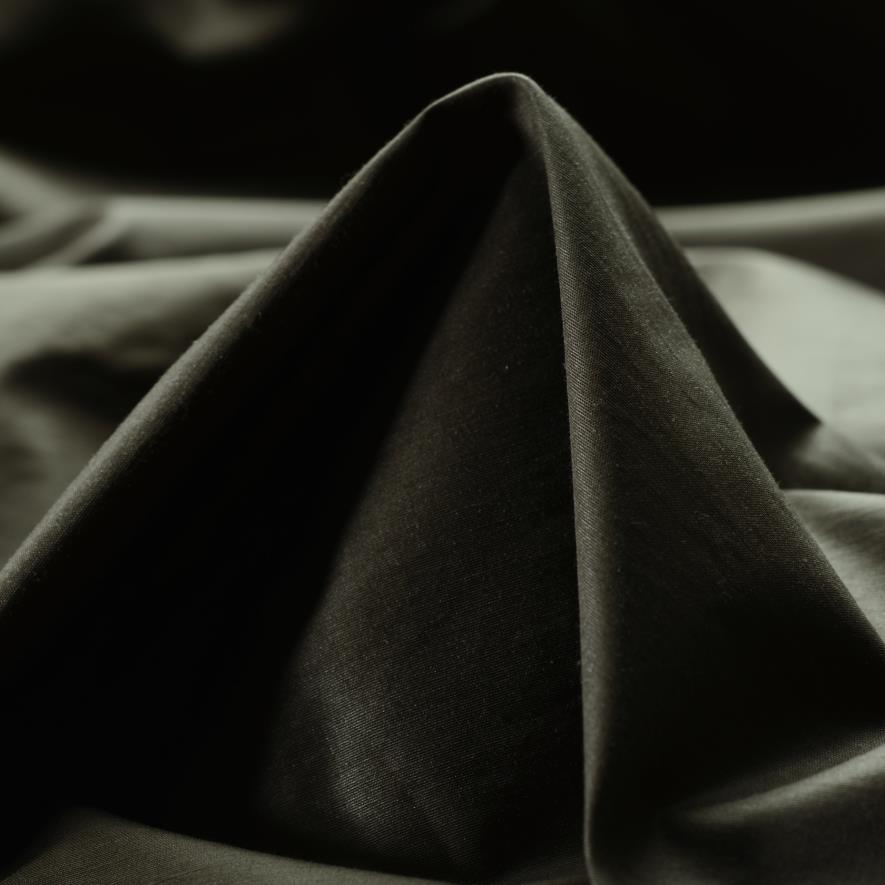 POPLIN, COTTON, CHOCOLATE BROWN