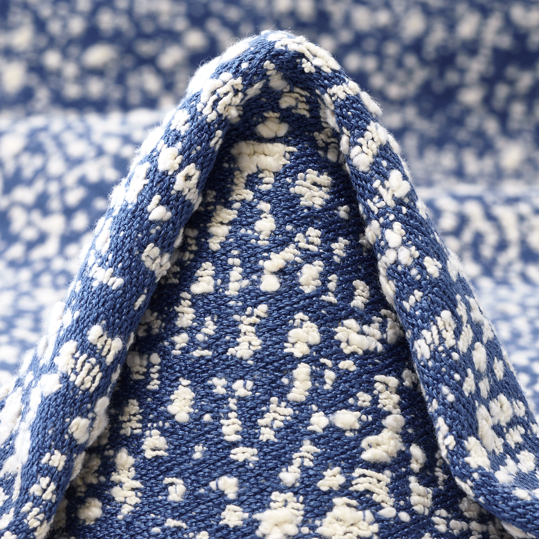 Bouclé, Lino, Cotone, True Blue (F000053652)