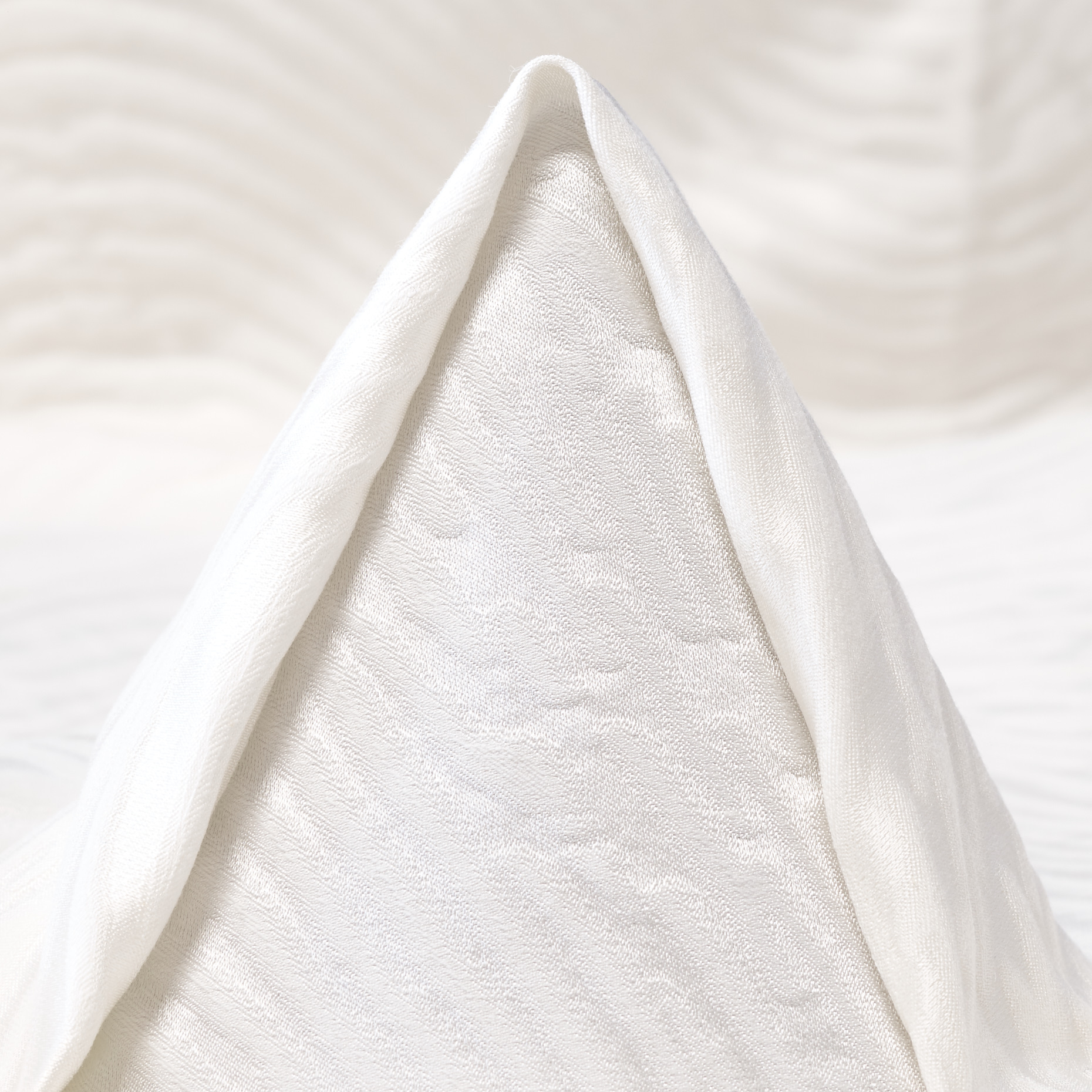 JACQUARD, LINEN, SILK BLEND, BRILLIANT WHITE (F000053682)