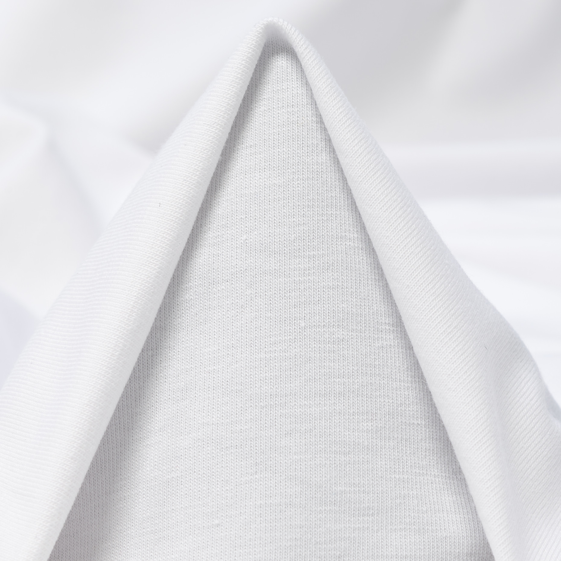 Jersey, Baumwolle, Brilliant White