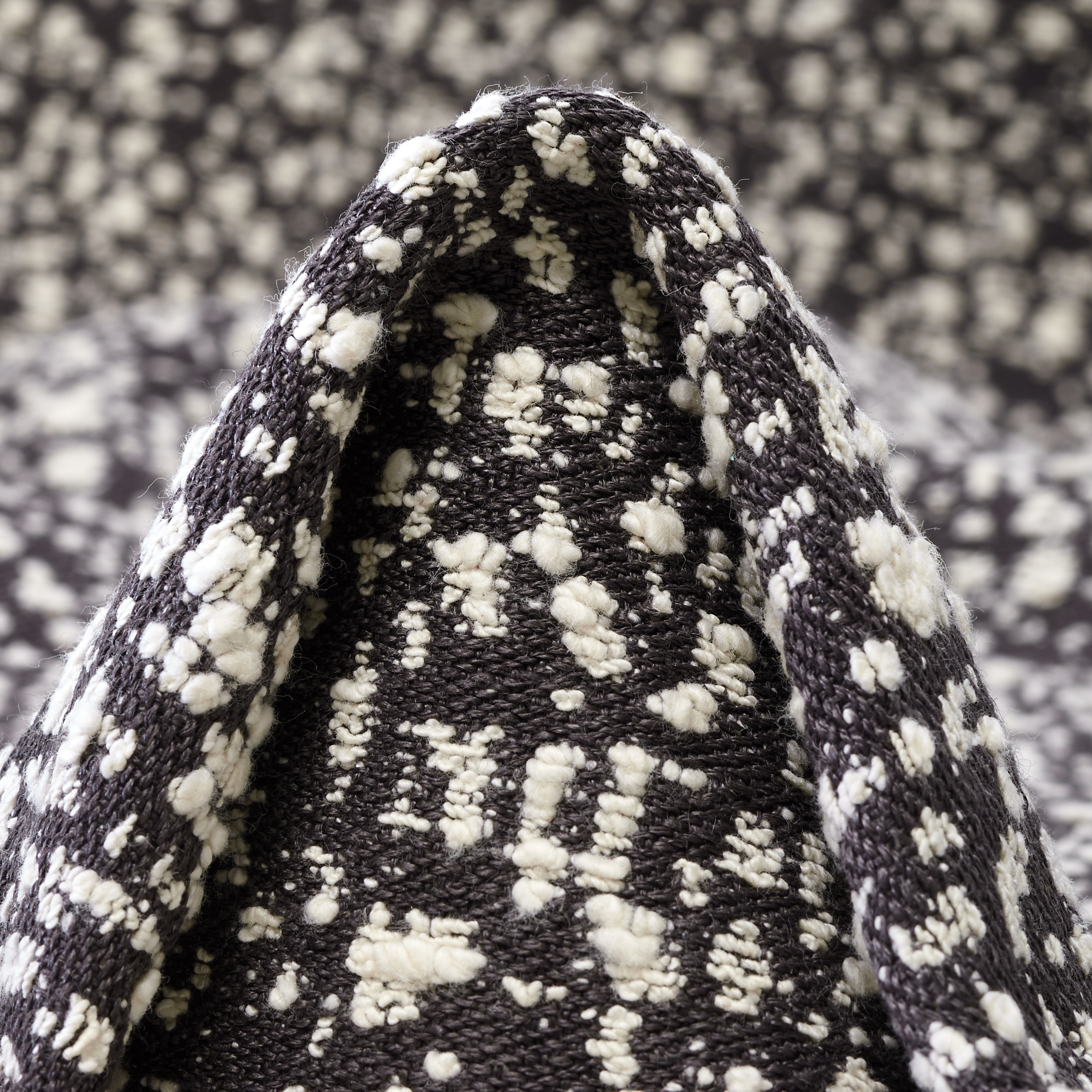 BOUCLÉ, LINEN, COTTON, COFFEE QUARTZ (F000053653)