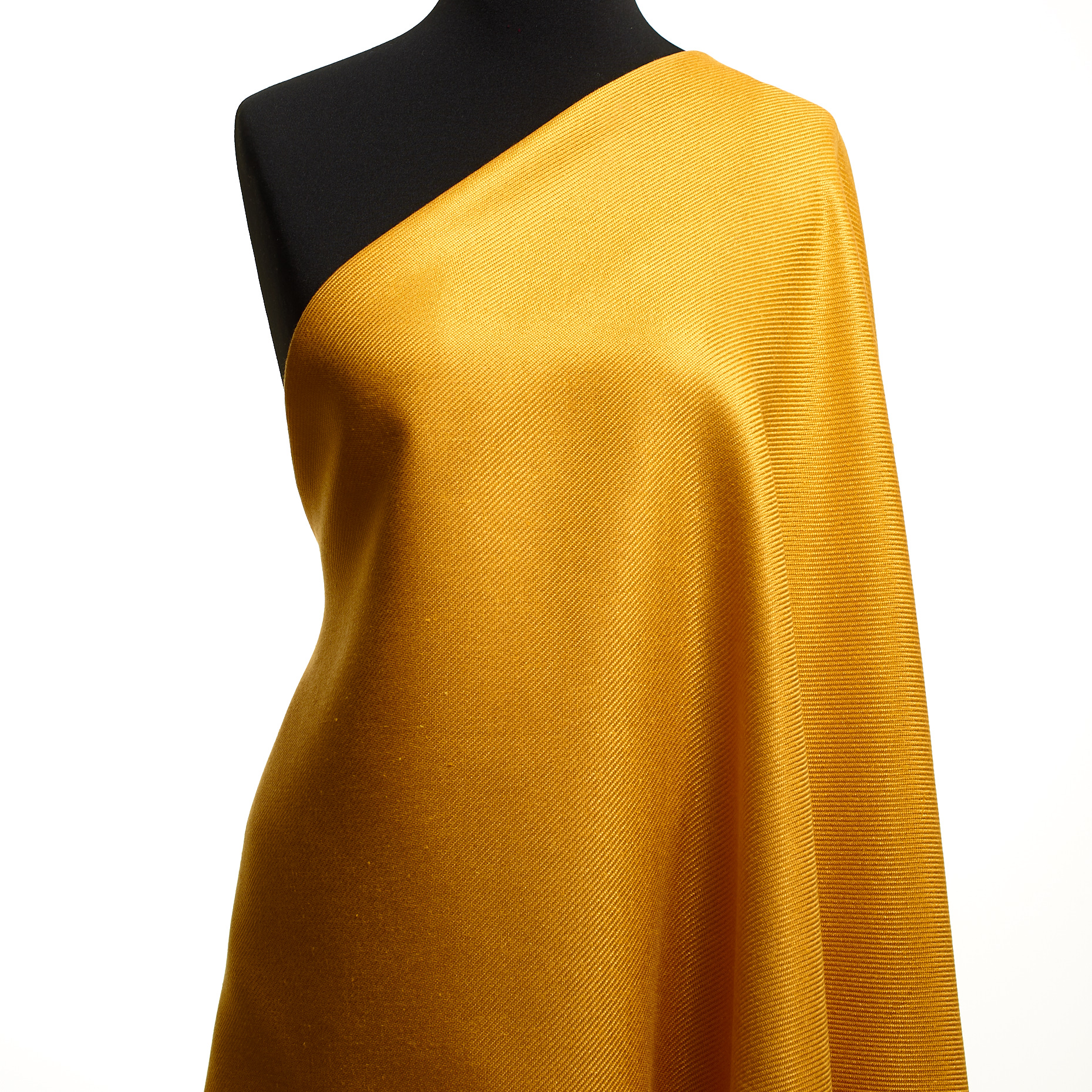 Twill, Cotton, Shimmering, Golden Apricot