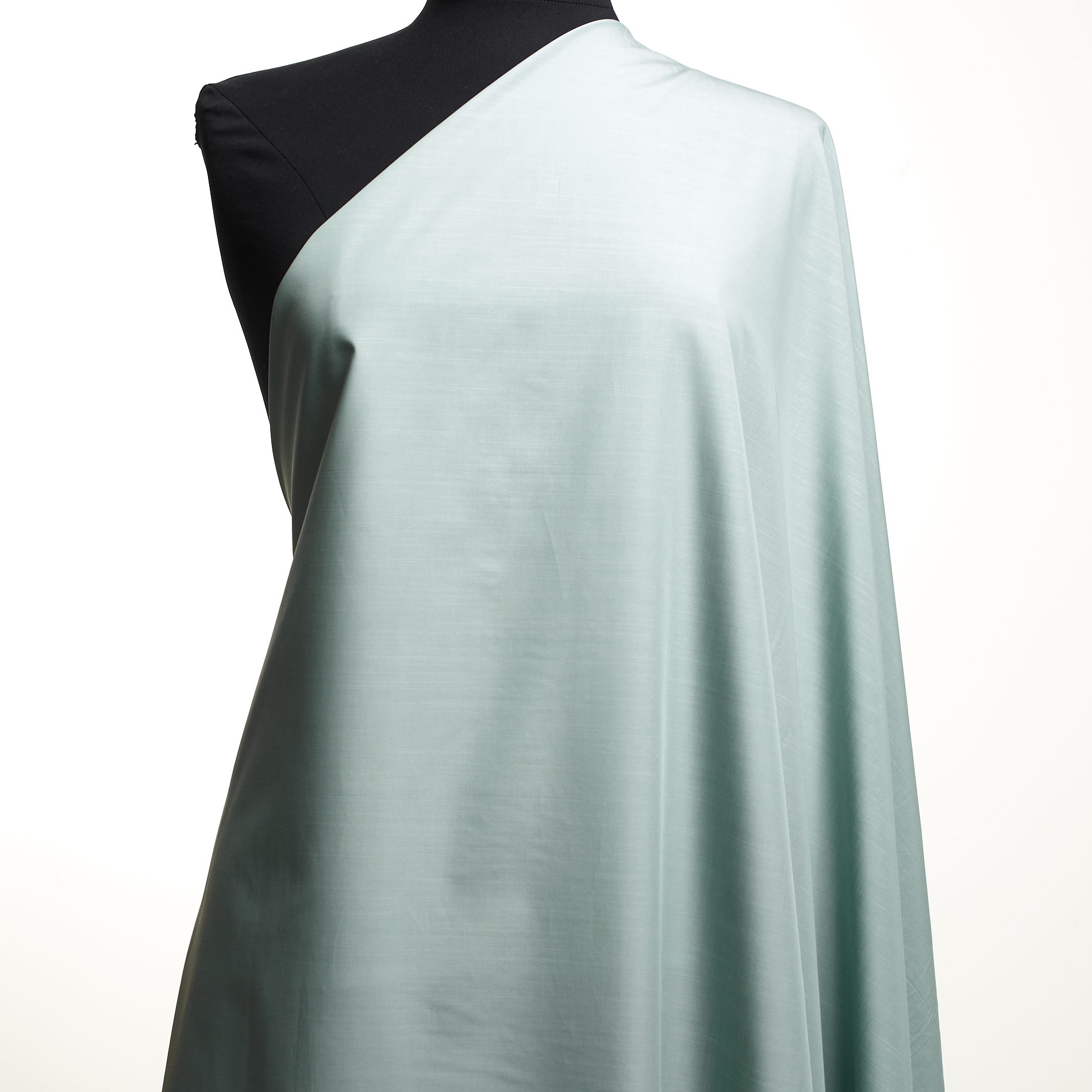 BATISTE, COTTON, AQUA GRAY