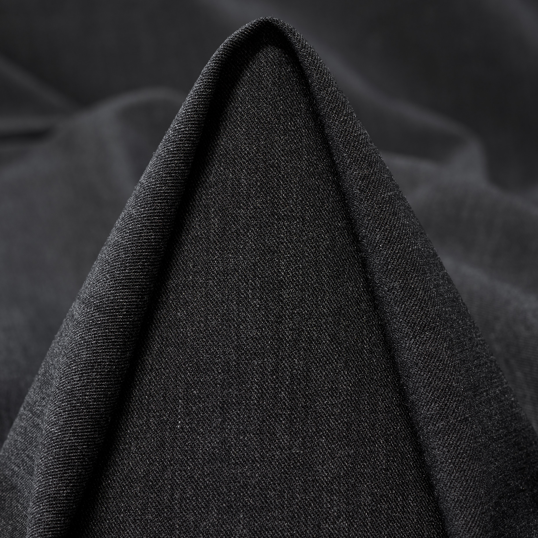Twill, Mieszanka wiskozy, Stretch, Blackened Pearl