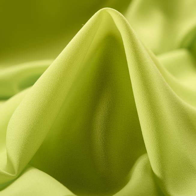 Crêpe, Chiffon, Sunny Lime