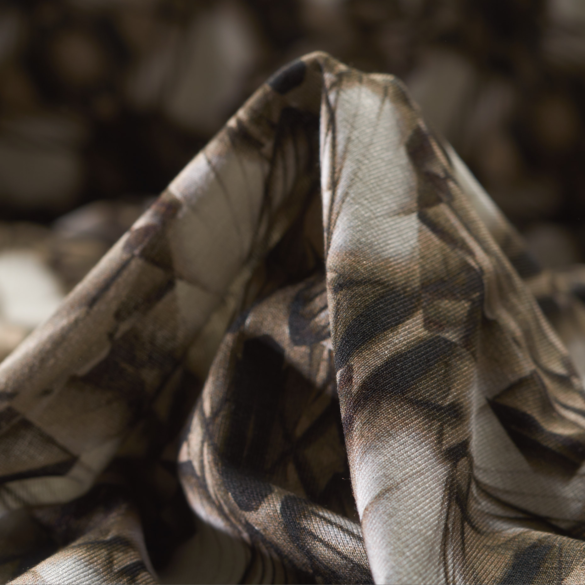 Single Jersey, Viscosa, Estampado, Black Coffee&Ivory