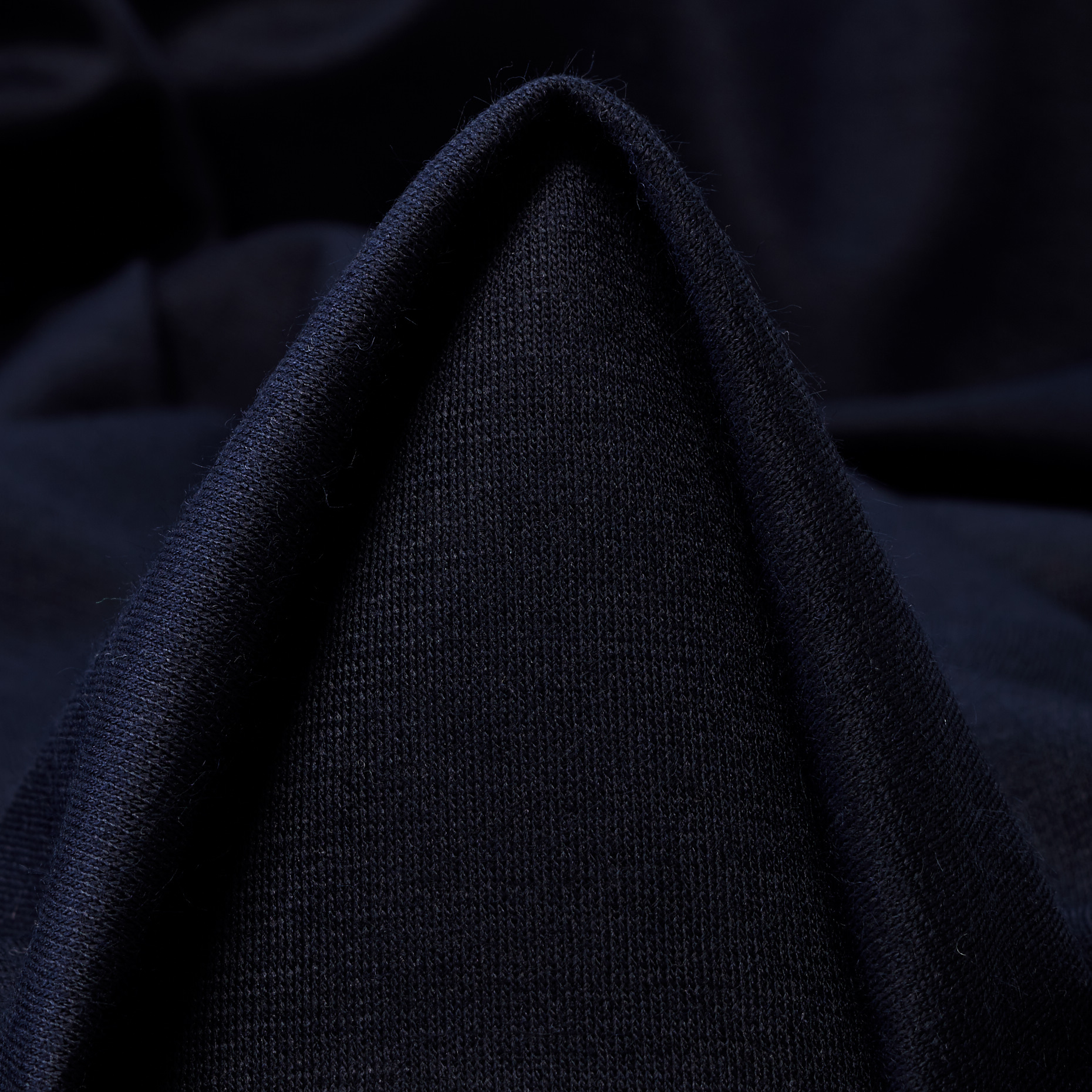 JERSEY, WOOL BLEND, MELANGE, PARISIAN NIGHT (F000051175)