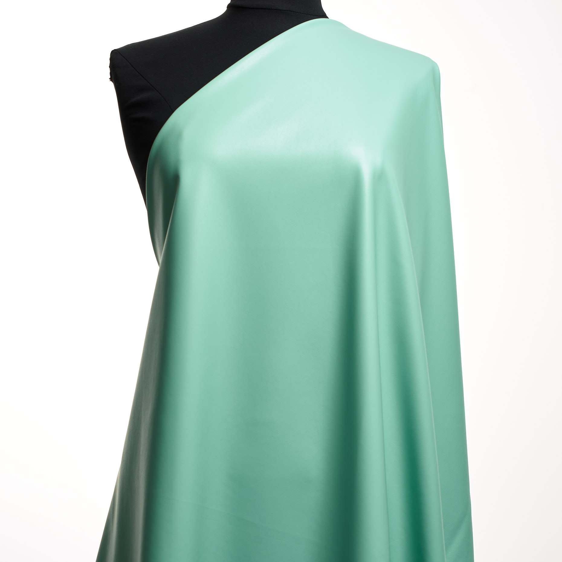 Kunstleder, Polyamid, Elastik, Pastel Turquoise