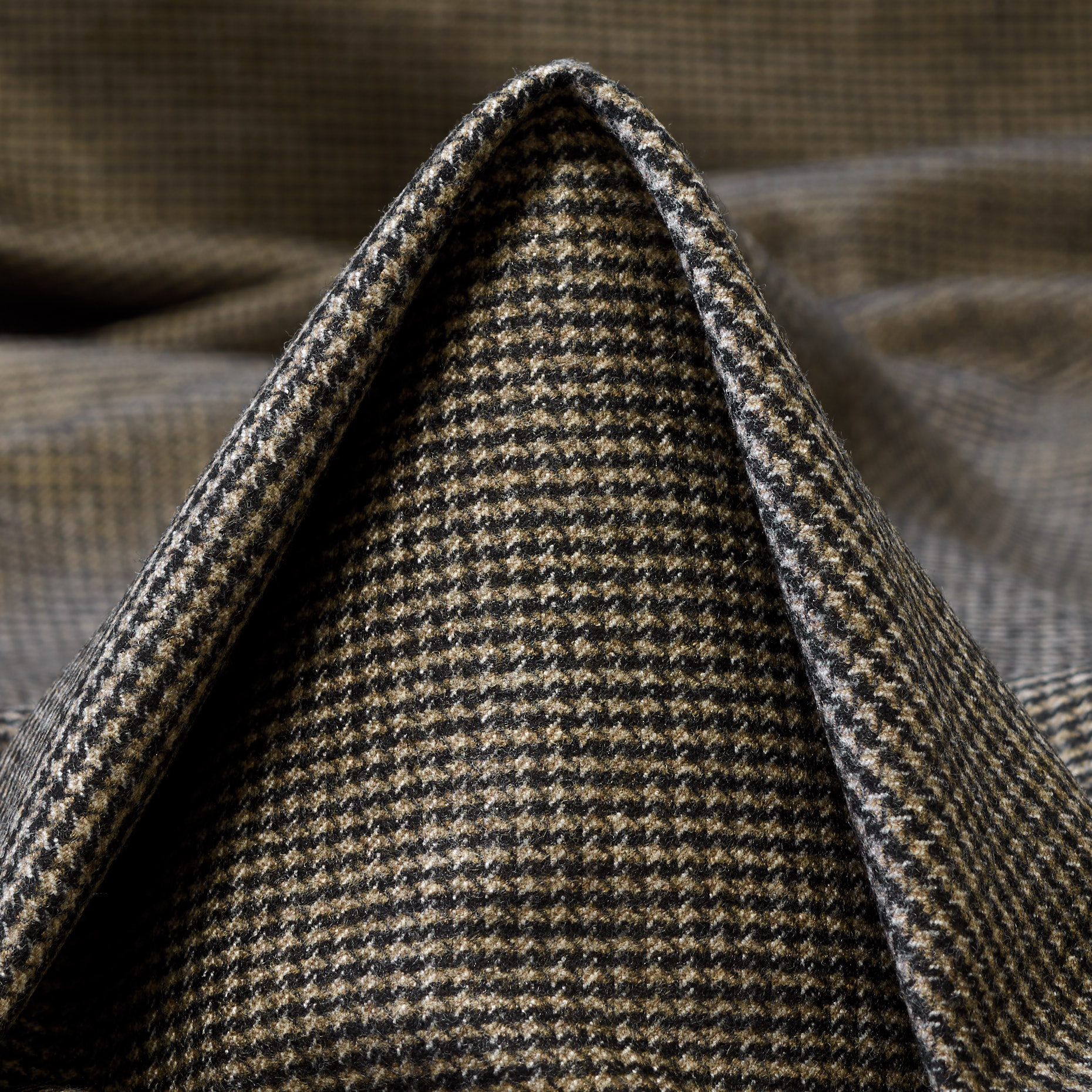 Flannel, Viscose Blend, Elastic, Roasted Cashew
