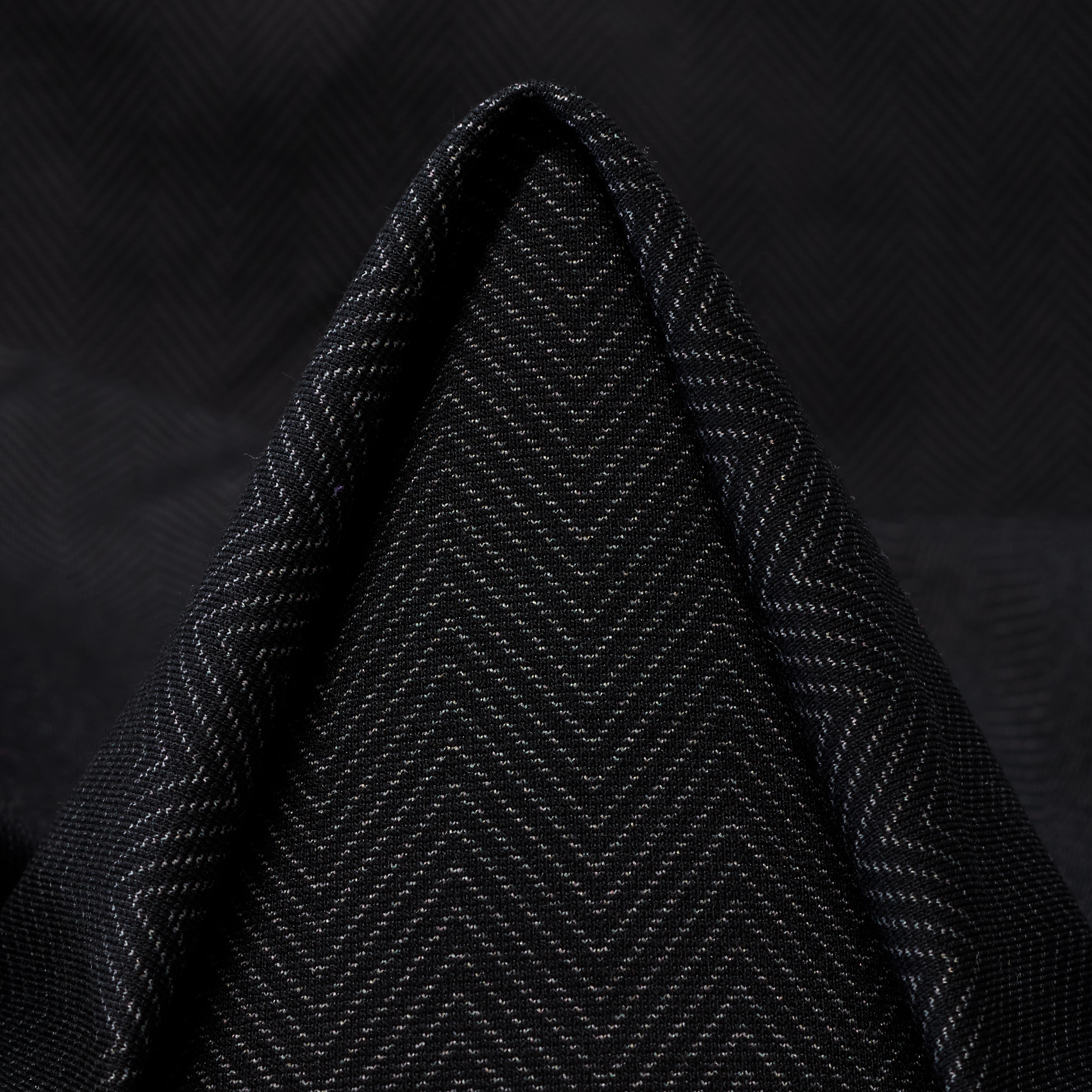 JERSEY, PUNTO MILANO, VISCOSE BLEND, BLACK SAND&VAPOROUS GRAY (F000053486)