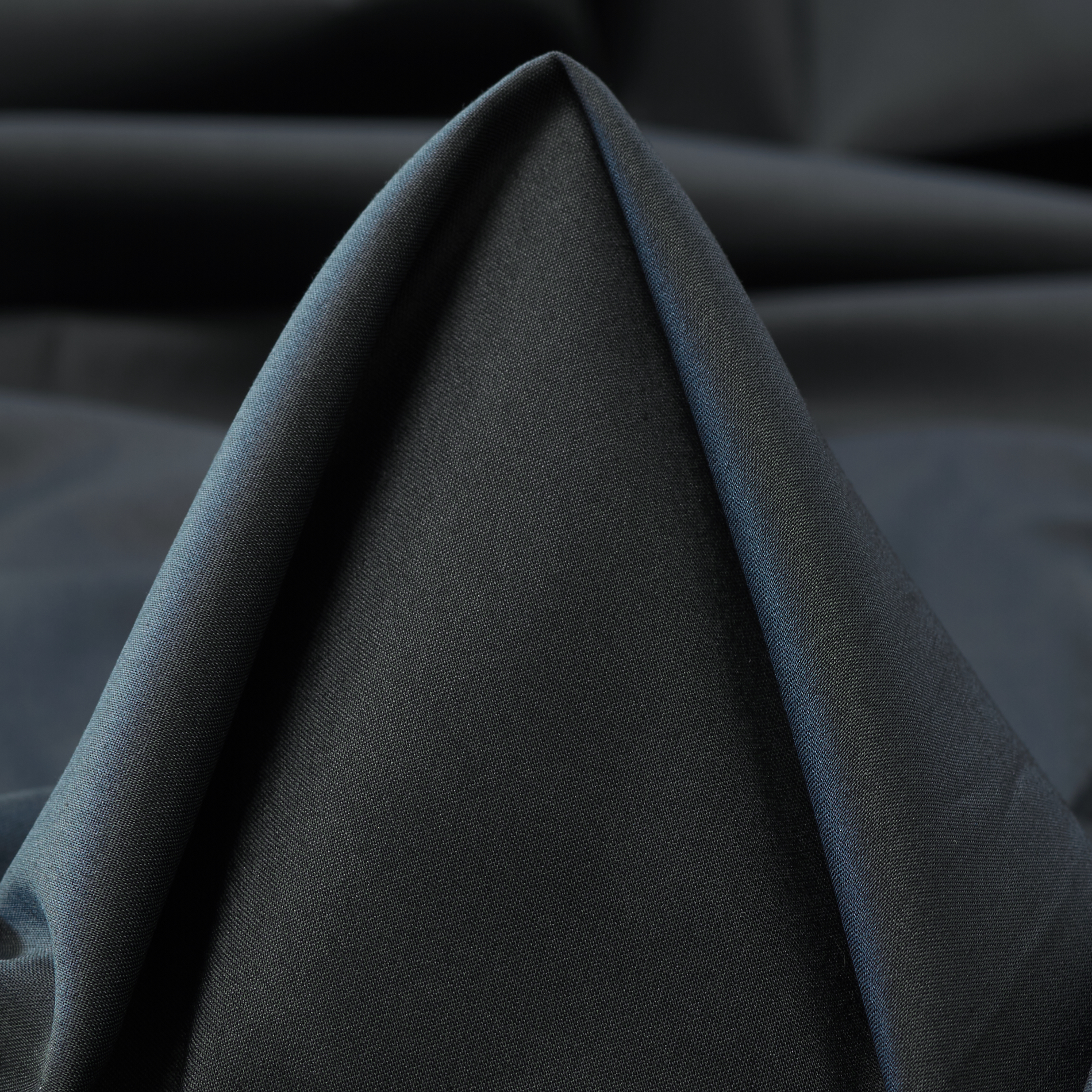 Popeline, Coton, Elástique, Gunmetal (F000029688)