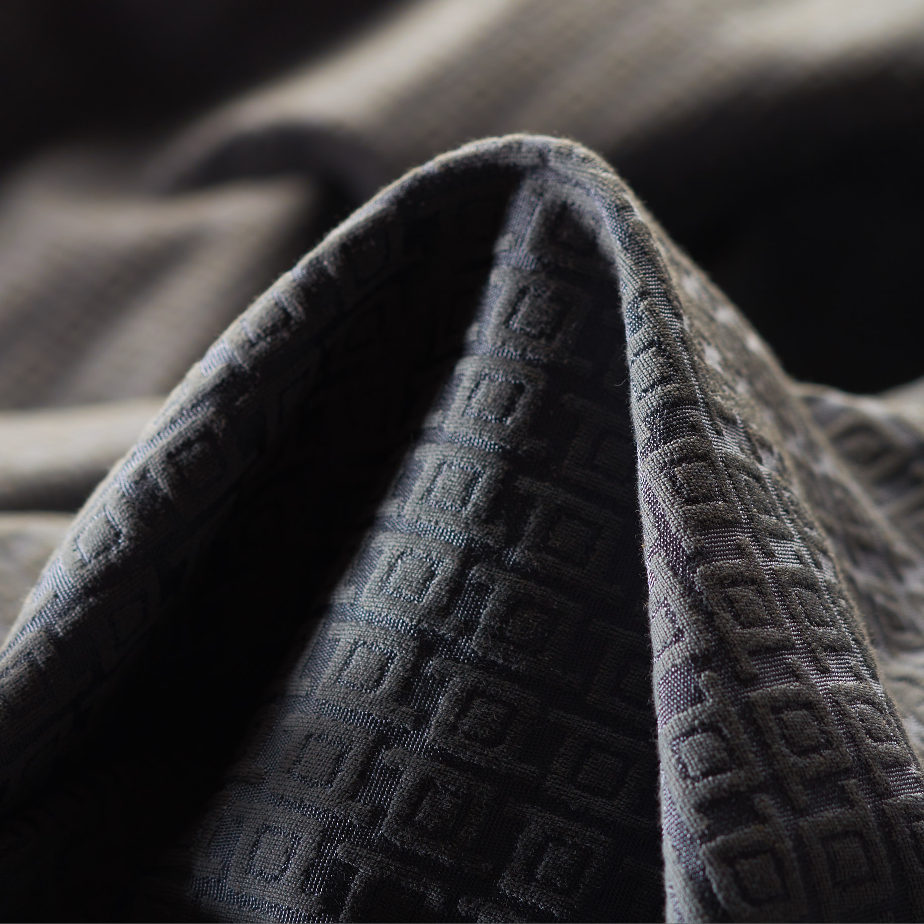 Jacquard, Algodón, Elástico, Asphalt