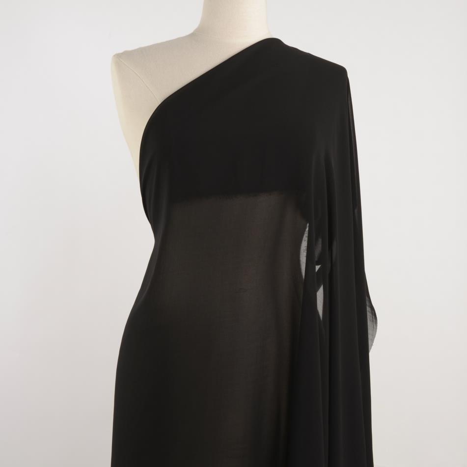 CHIFFON, RAVEN BLACK