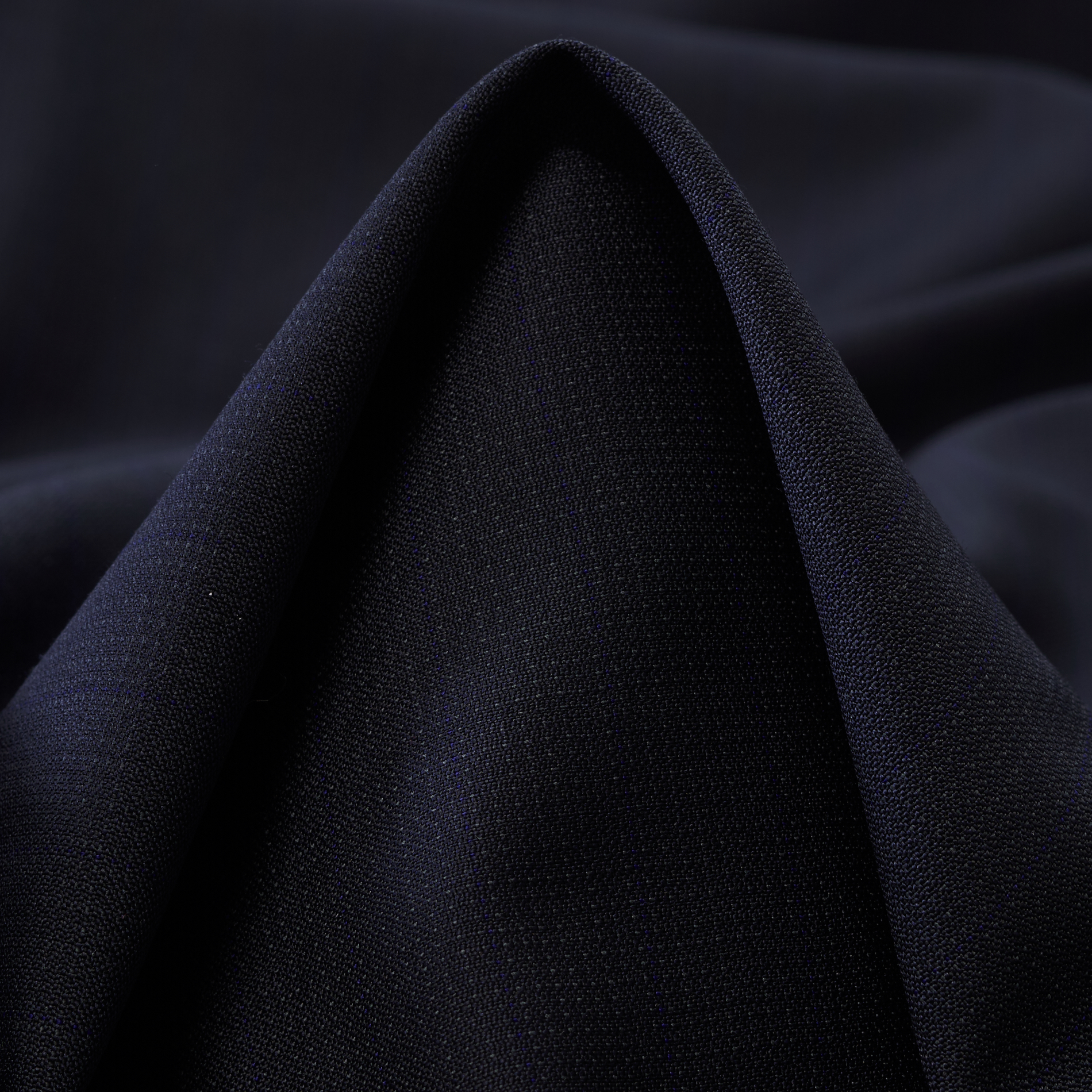 Cool Wool, Streifen, Atomic Blue&Raven Black