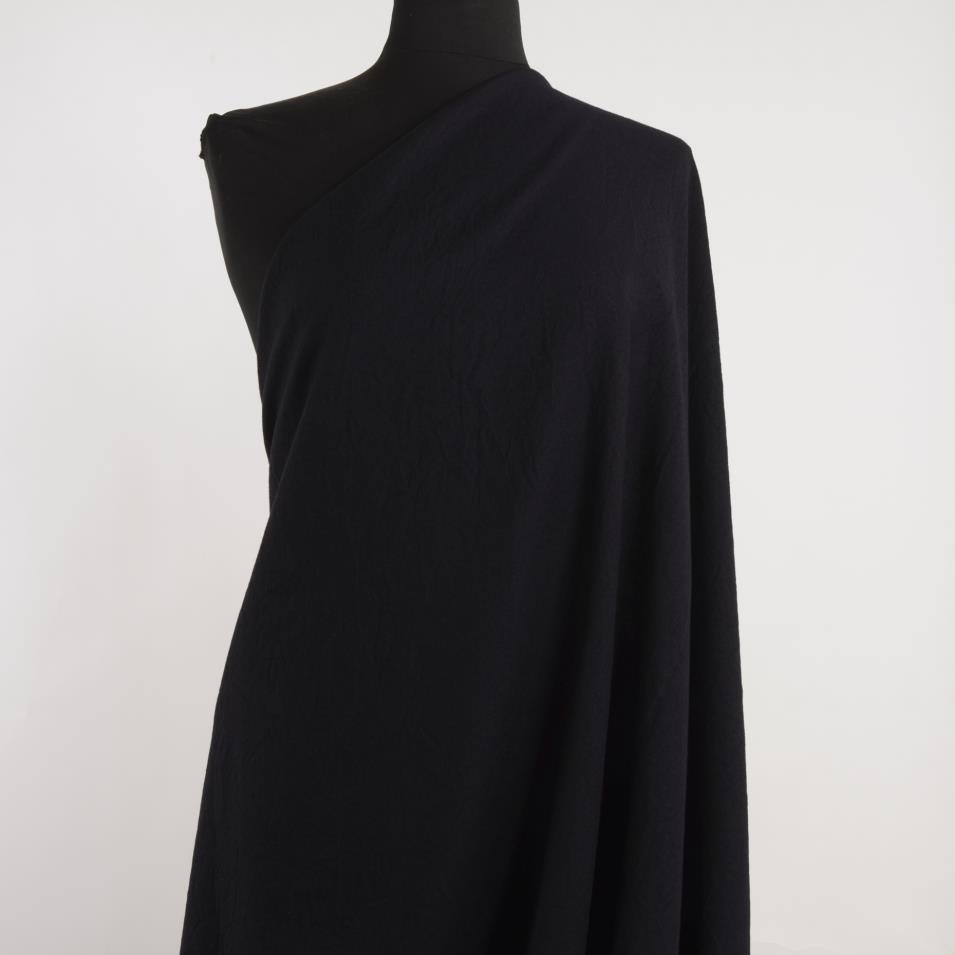 VIRGIN WOOL, BRUSHED, RAVEN BLACK