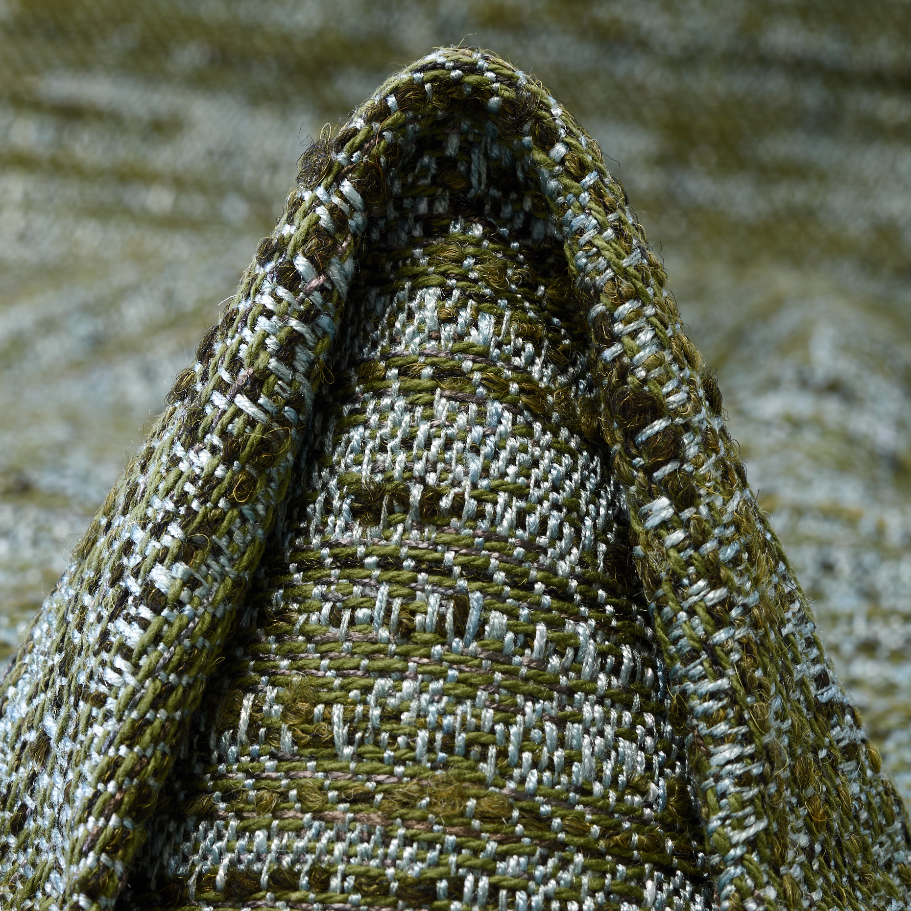Jacquard, Viscosa, Misto Cotone, Capulet Olive