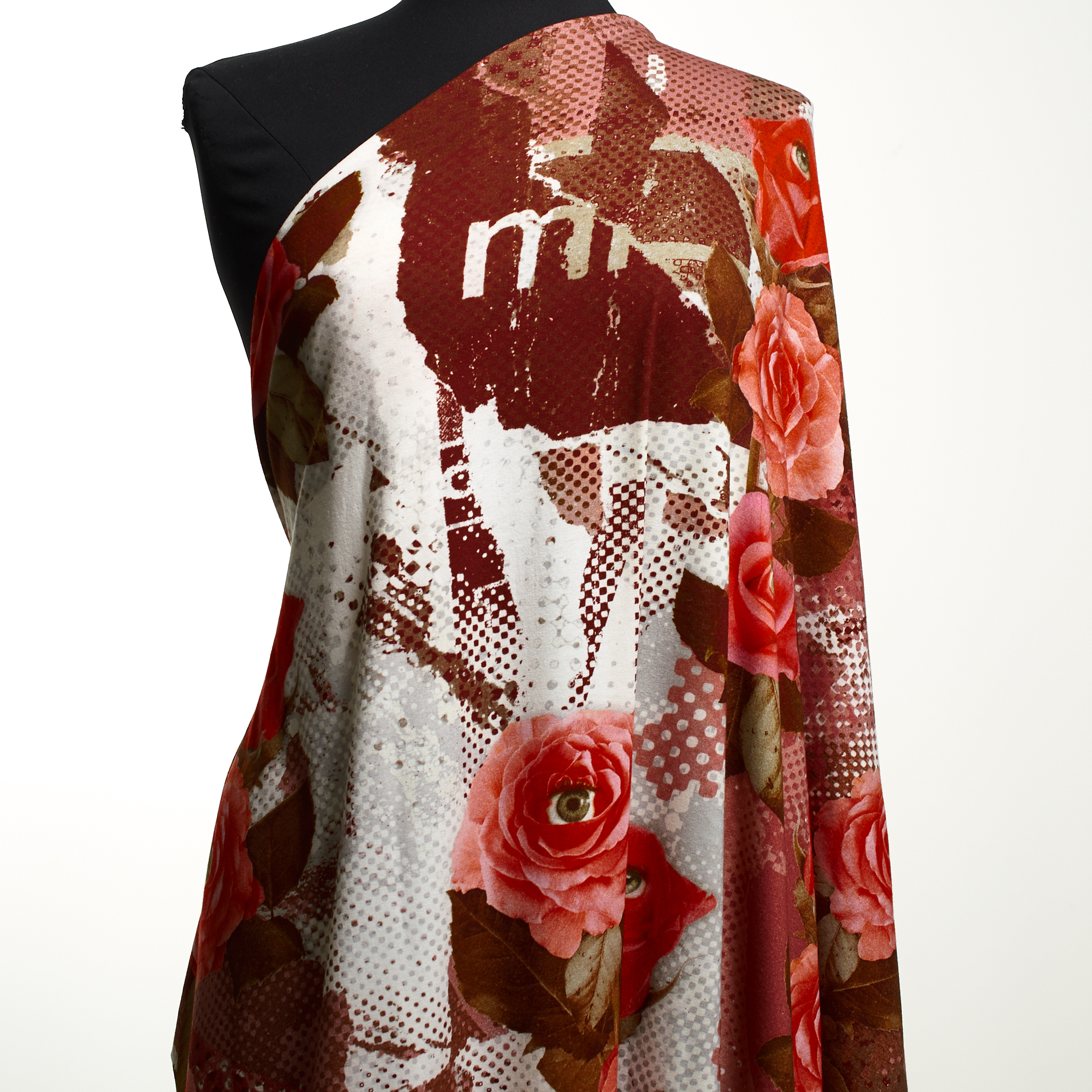 Single Jersey, Cotton, Printed, Strawberry