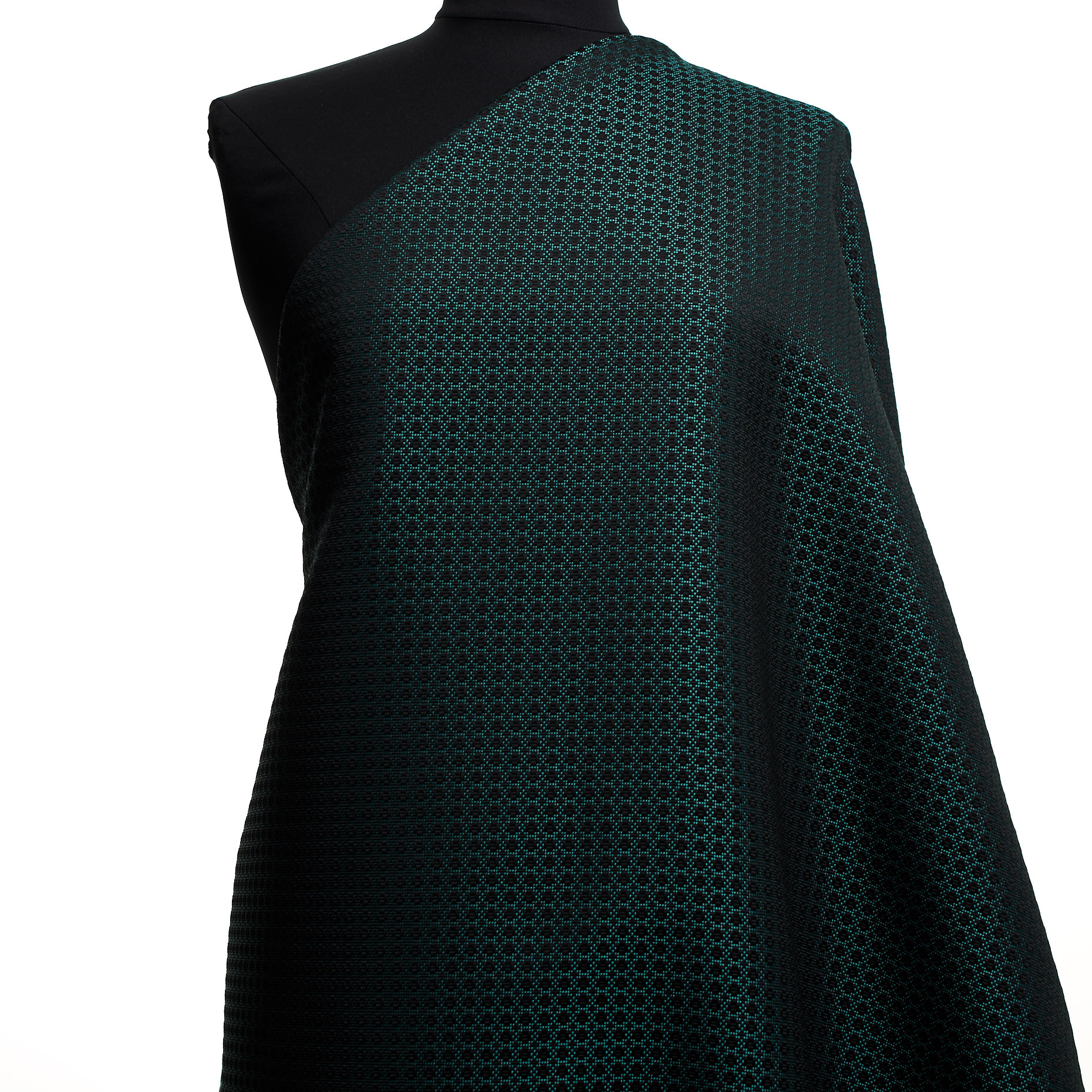 Жаккард , Jet Black&Deep Teal