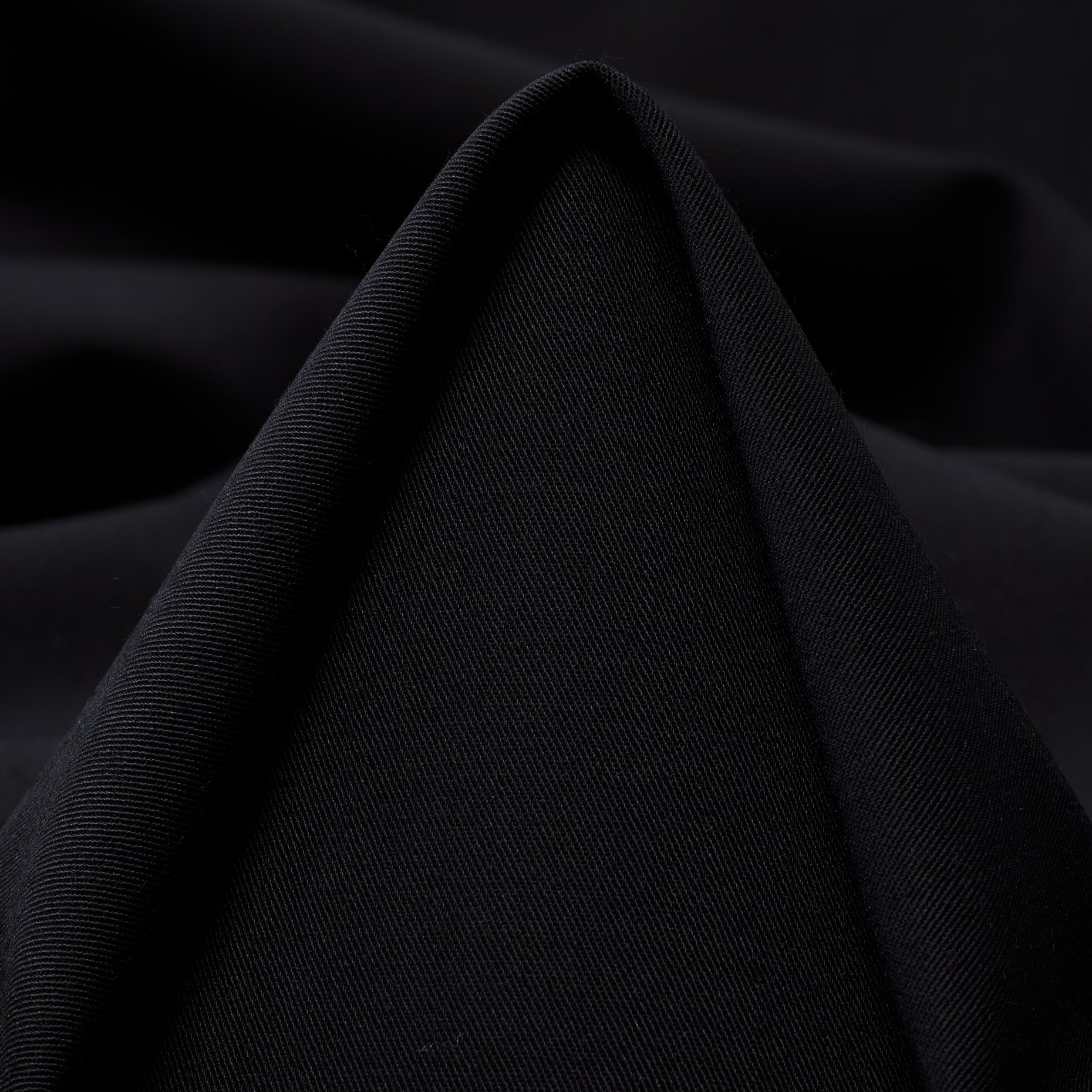 Cool Wool, Twill, Raven Black (F000053085)