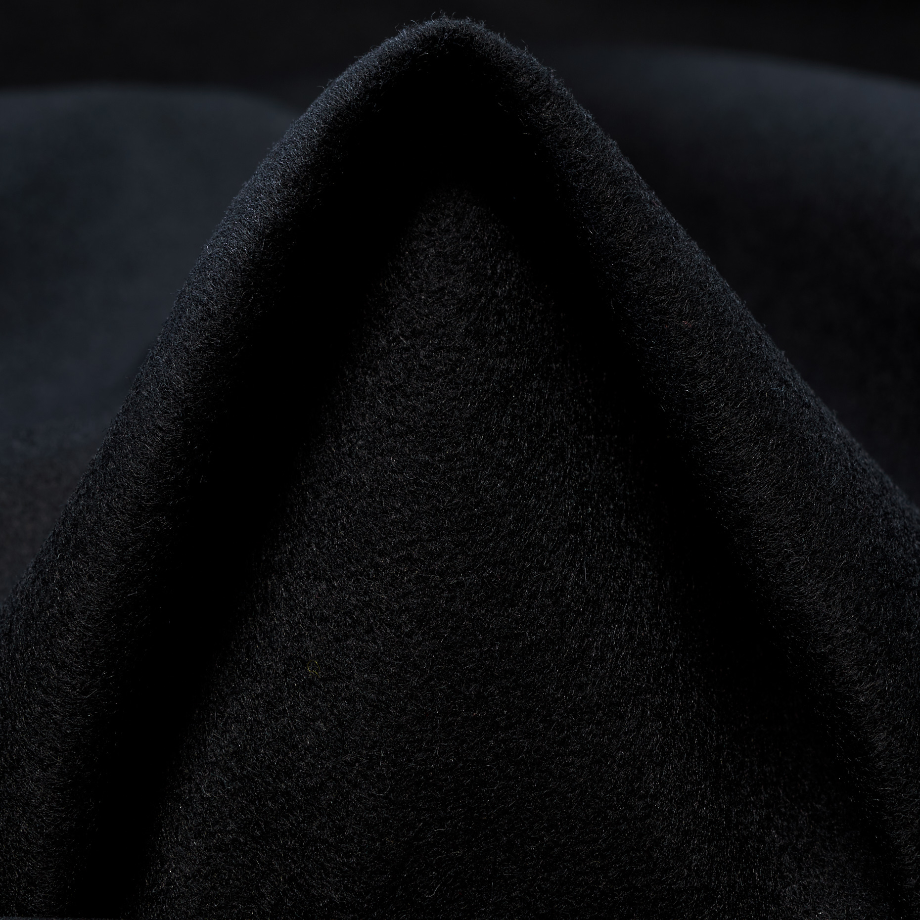 Drap, Wool, Raven Black