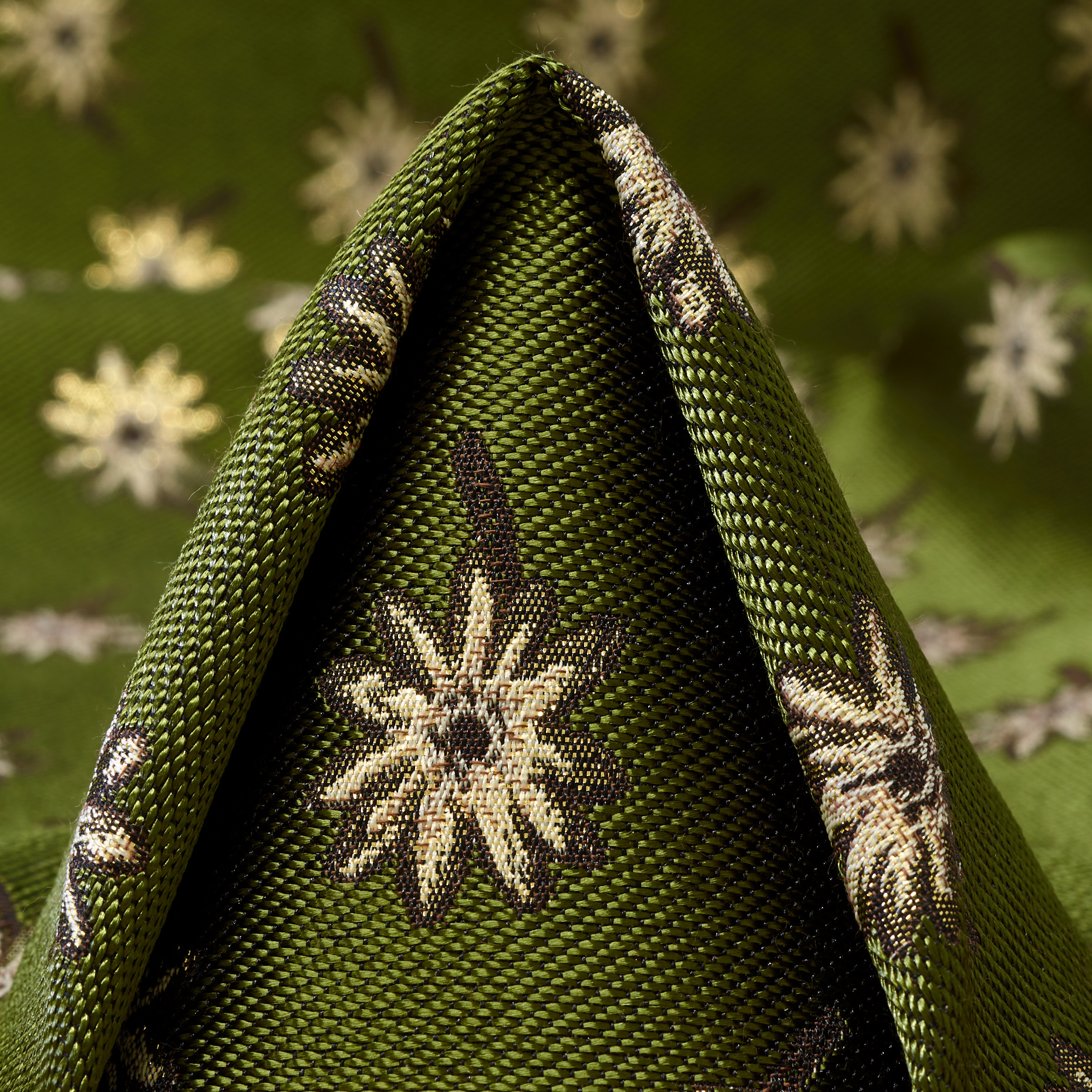 Jacquard, Floreale, Avocado&Bone White