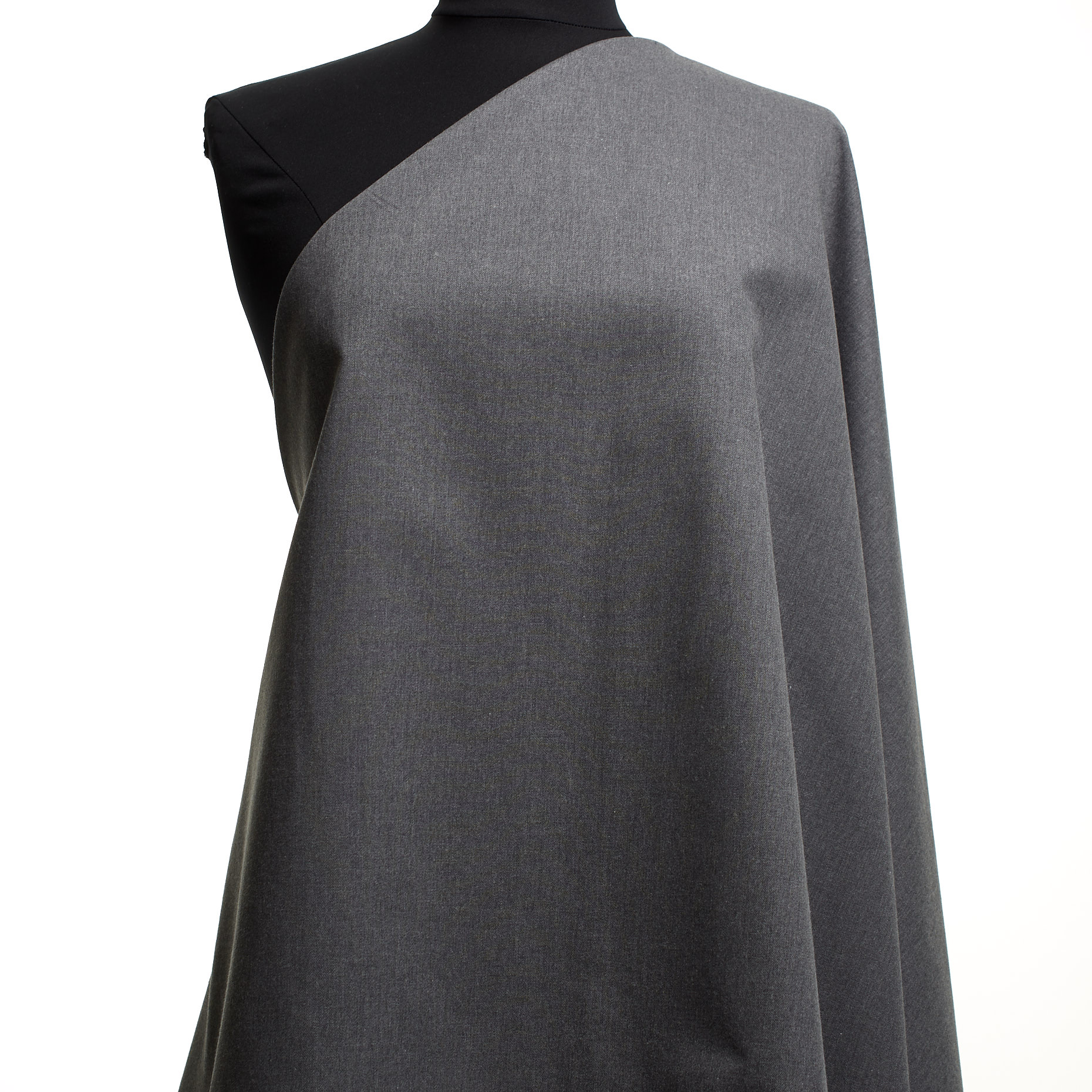 Twill, Bawełna, Steel Gray