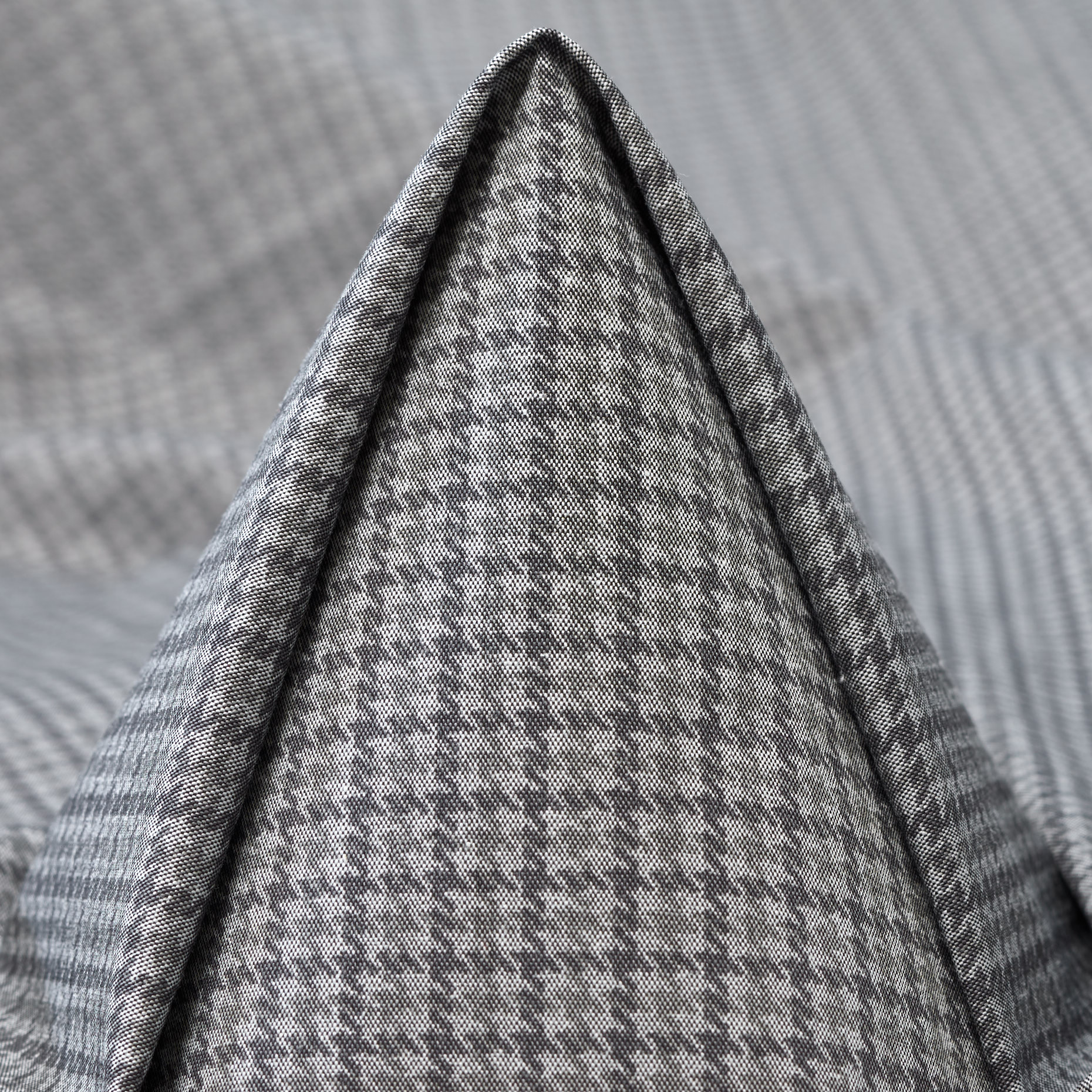 Cotone, Houndstooth, Stretch, Chiseled Stone (F000044819)
