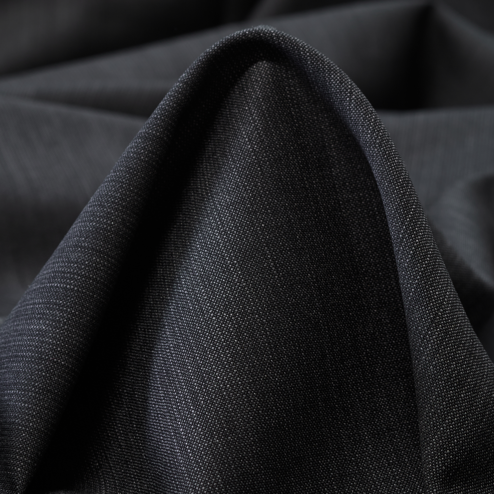 Fine Wool, Melange, Ebony