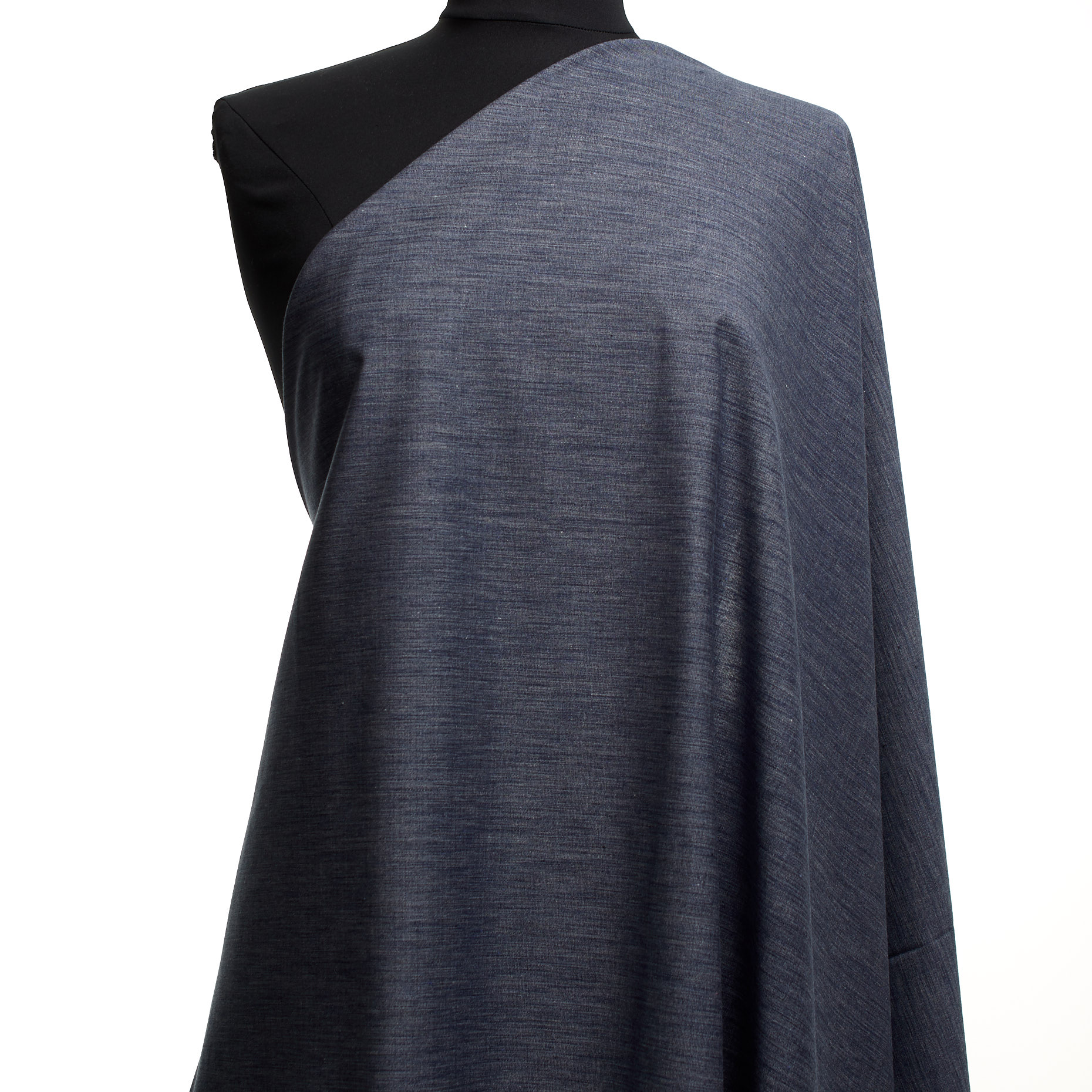 Laine Vierge, Coton, Mélange, Nightshadow Blue