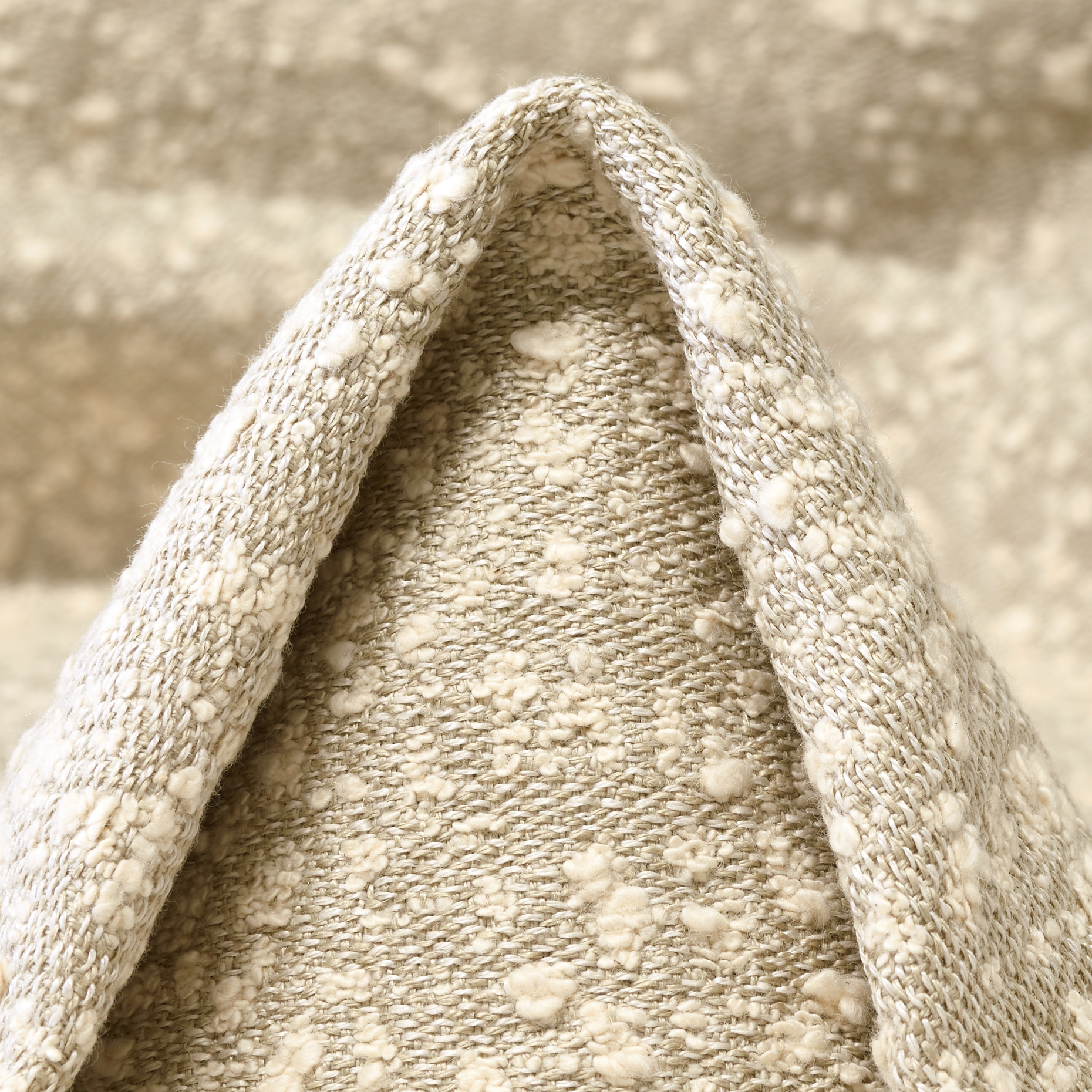 BOUCLÉ, LINEN, COTTON, CEMENT&BRILLIANT WHITE (F000053761)