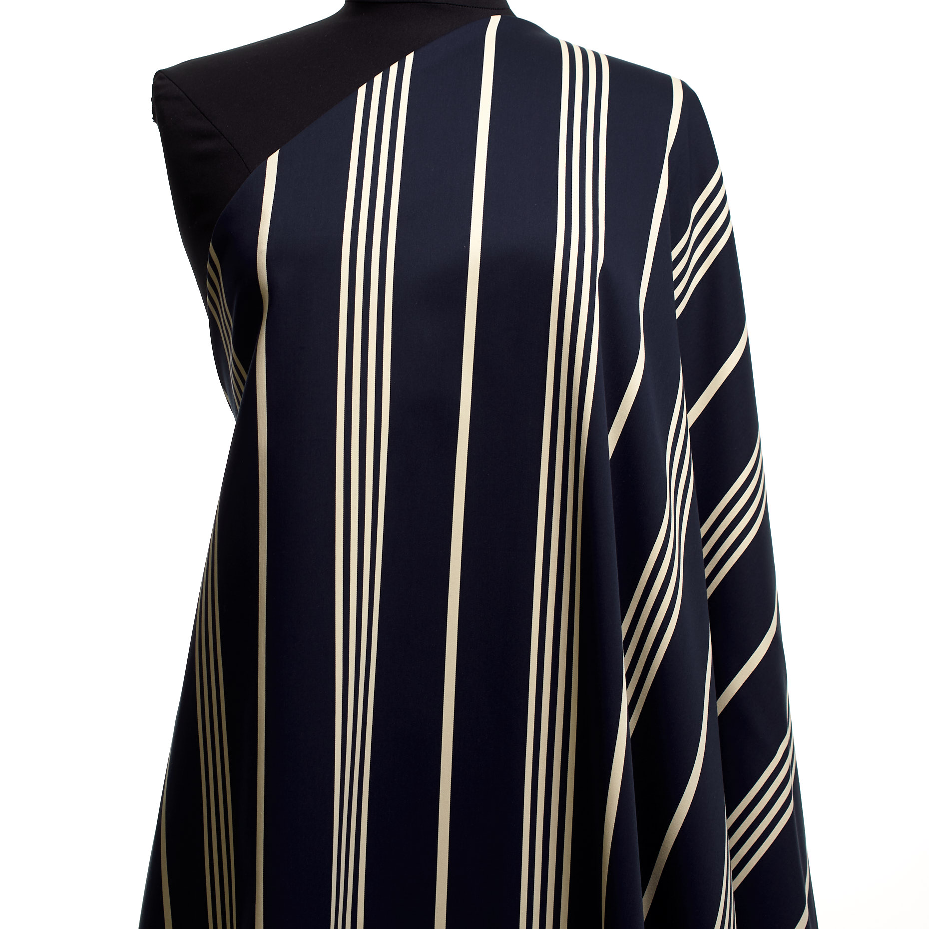 Twill, Cotton, Elastic, Dark Sapphire&Almond