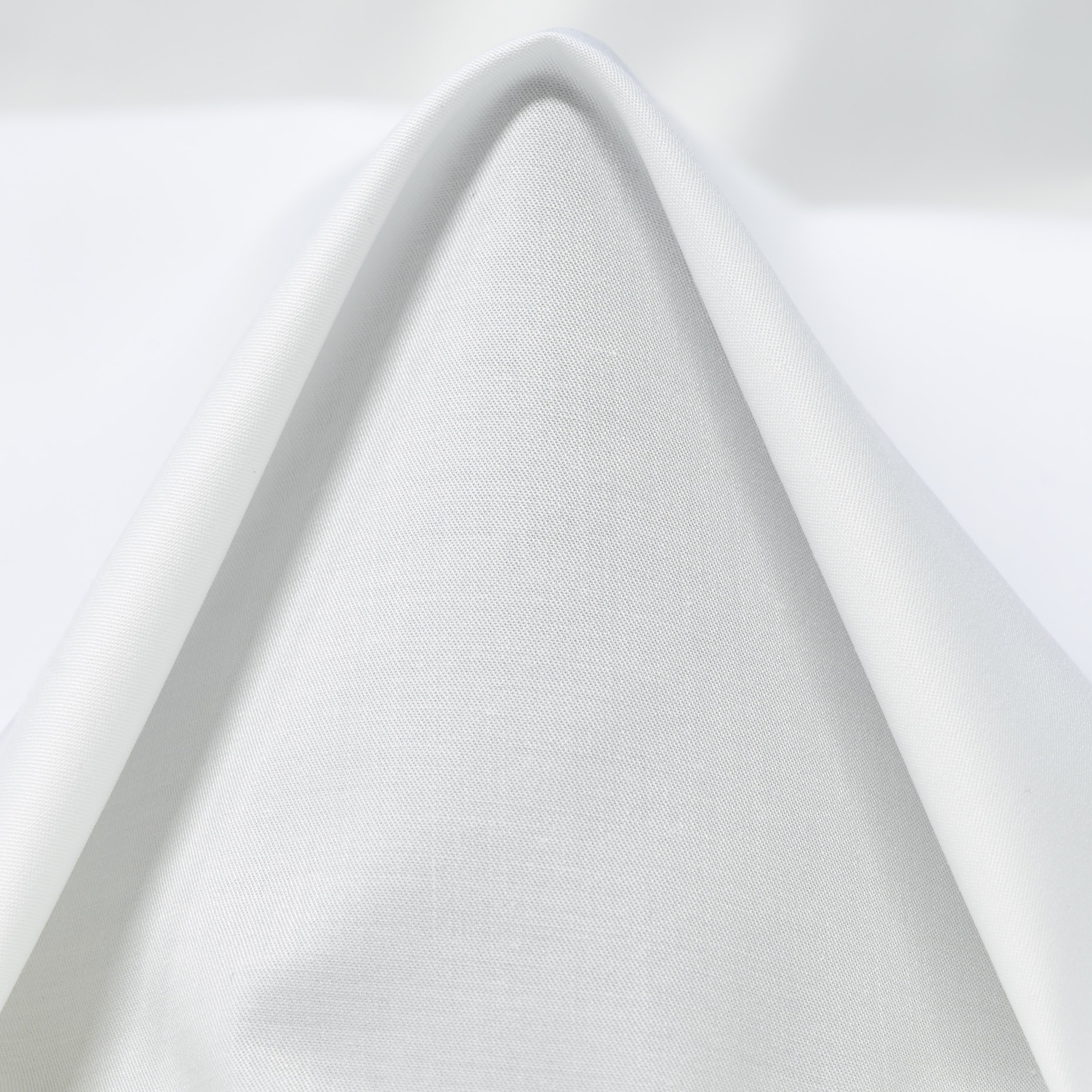 POPLIN, COTTON, ELASTIC, BRILLIANT WHITE