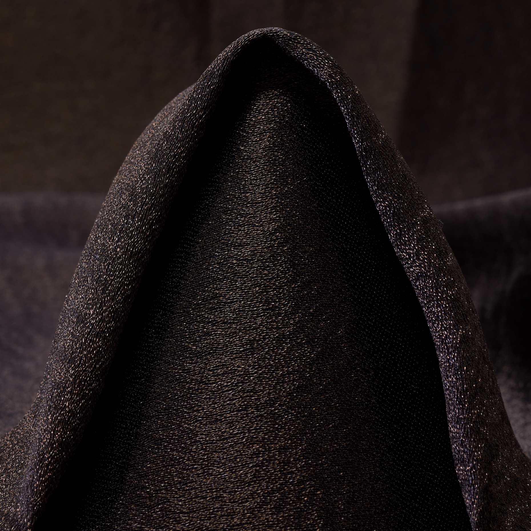 Misto Seta, Trasparente, Luccicante, Chocolate Brown (F000053376)