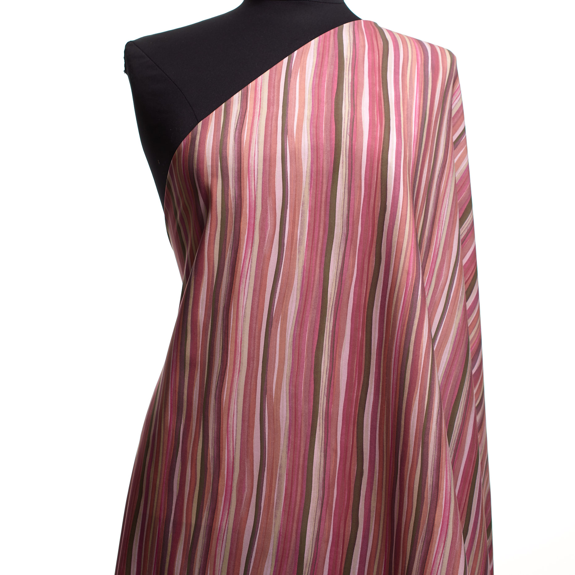 Techno Jersey, Stripes, High Elasticity, Pink Power
