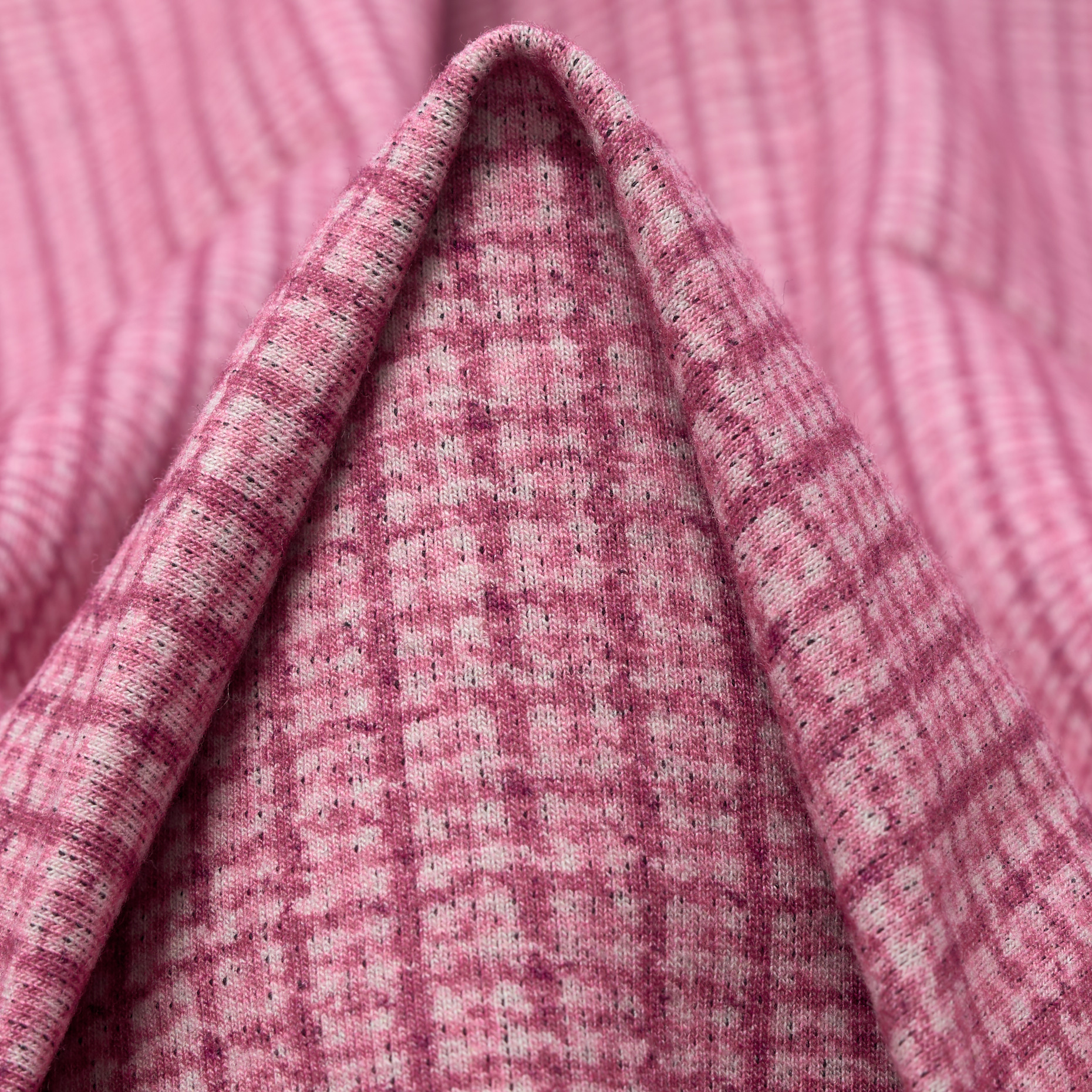 JERSEY, COTTON, CHECK, CANDY PINK