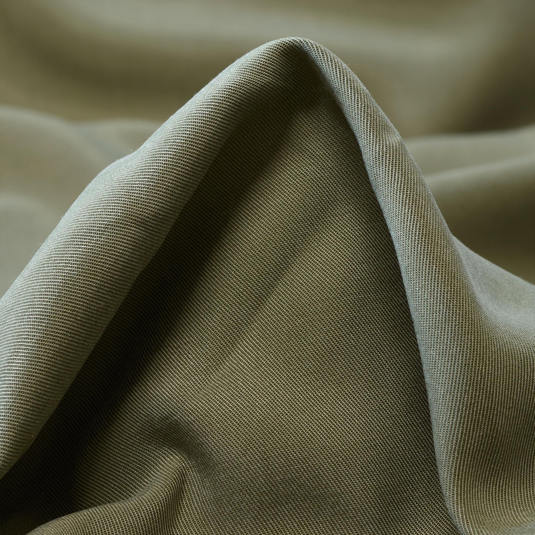 Tencel, Twill, Burnt Olive