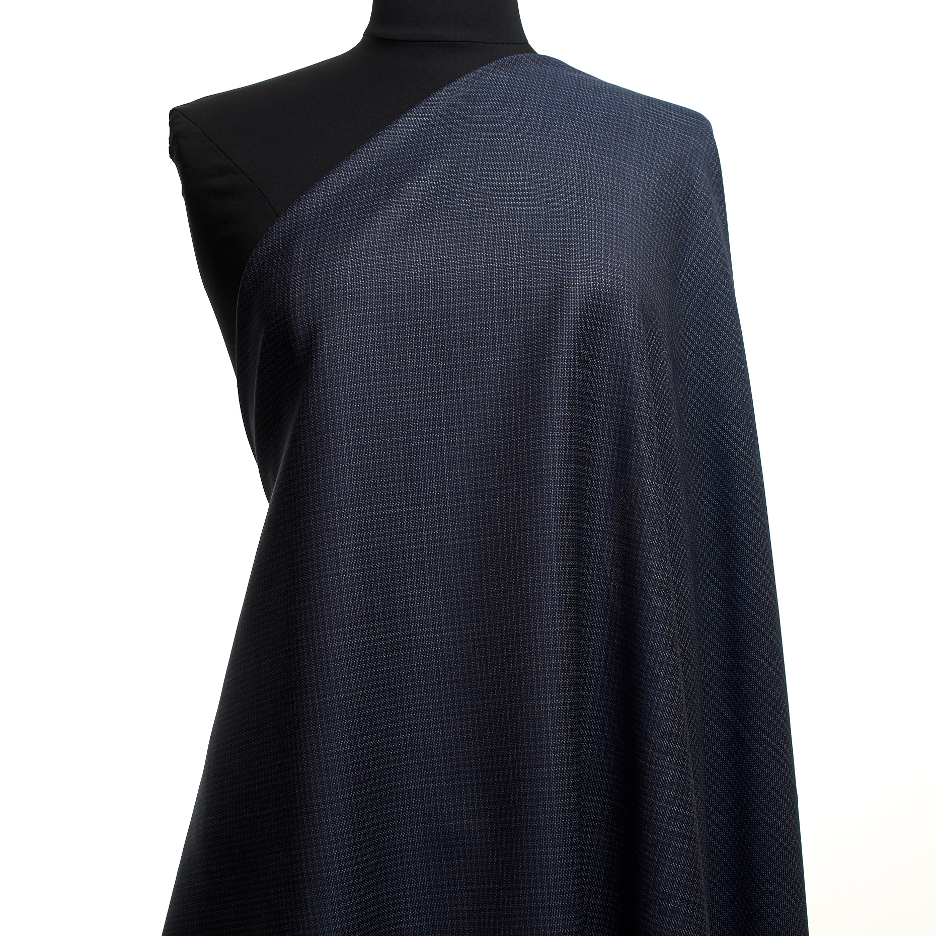 Тонкая Шерсть, Шерсть Виргинская, Мелкий Рисунок, Blue Indigo