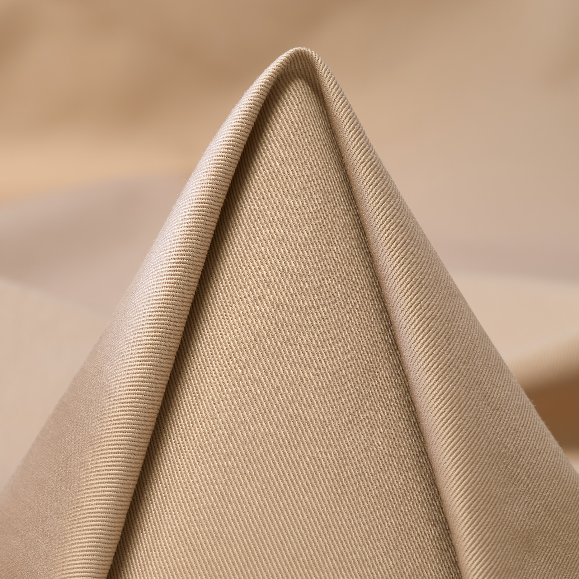 Twill, Bawełna, Stretch, Irish Cream