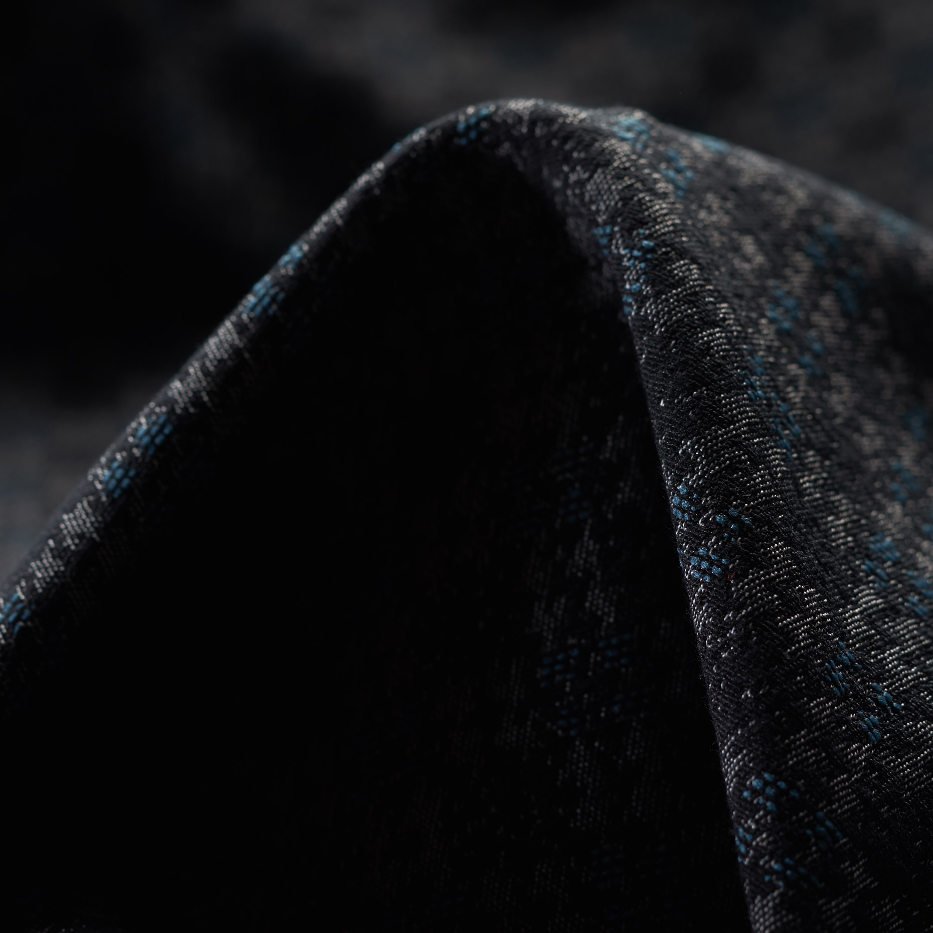 COTTON, JACQUARD, MOOD INDIGO