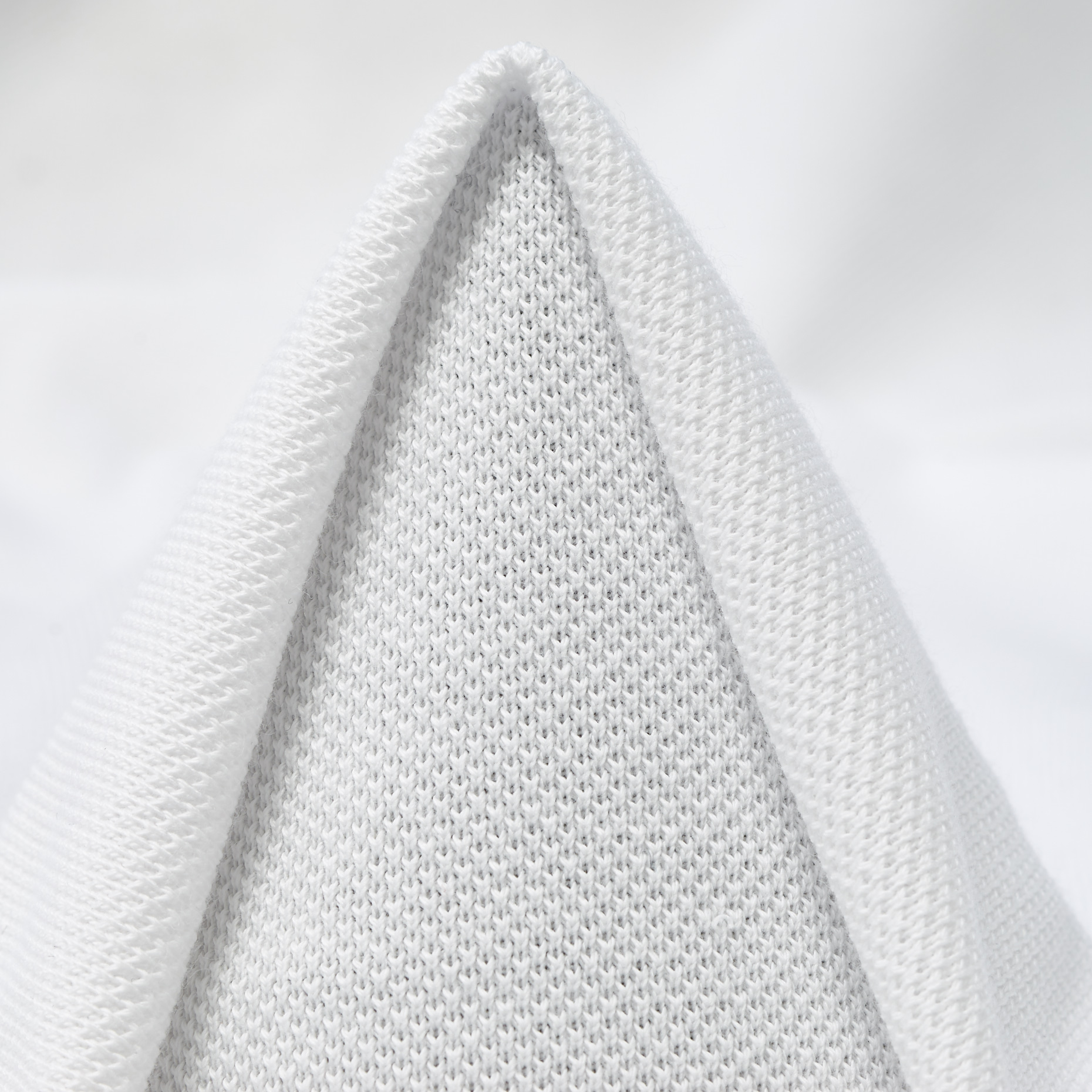 Piqué, Baumwolle, Brilliant White